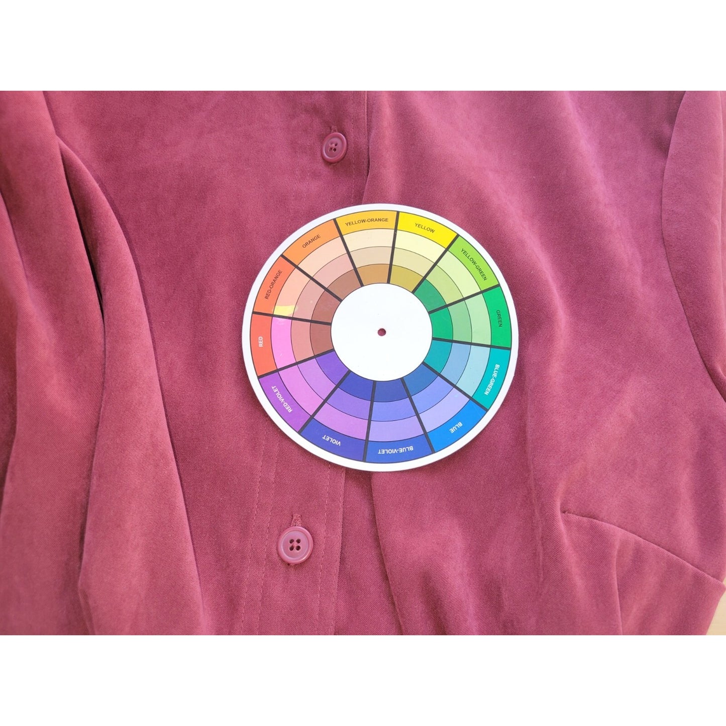 Croft Barrow Womens Top 1X Plus Long Sleeve Burgundy Velour Collar Button Up