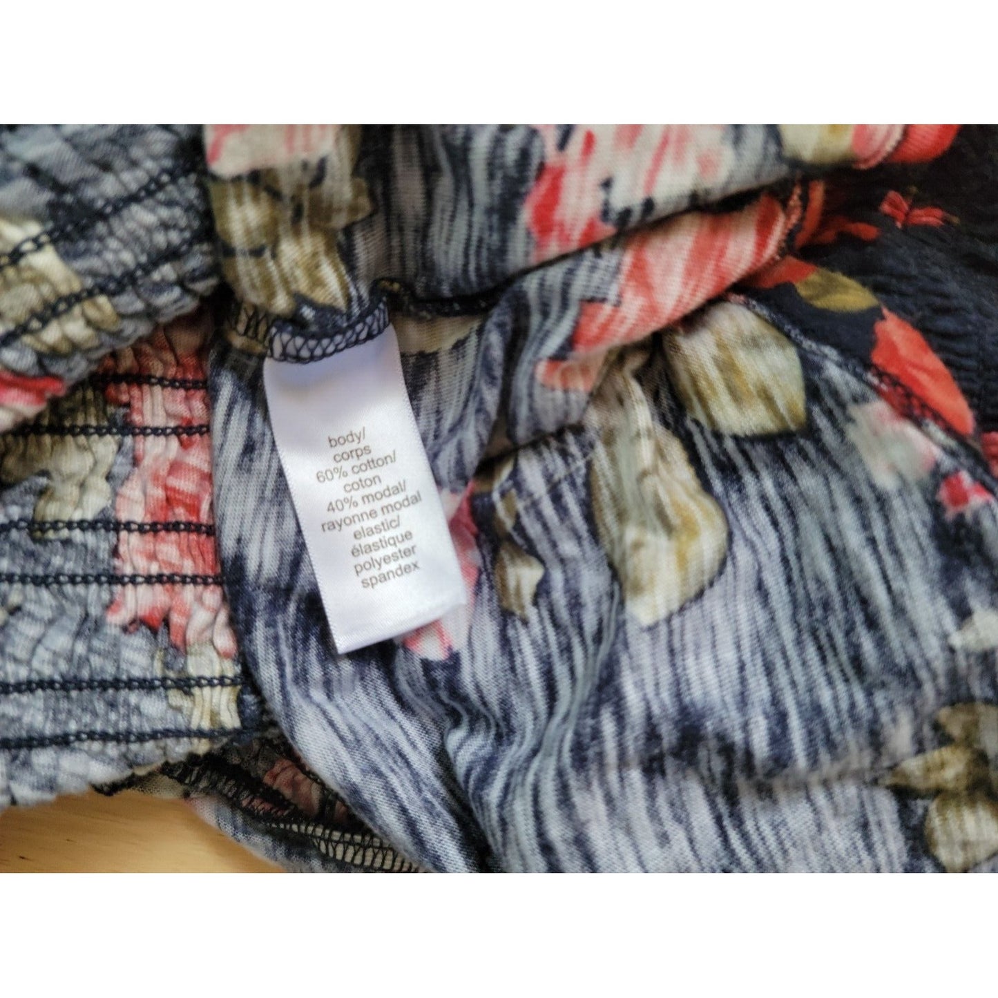 Maurices Womens Top 3X Plus Swing Sleeveless Strap Blue Pink Floral Comfy