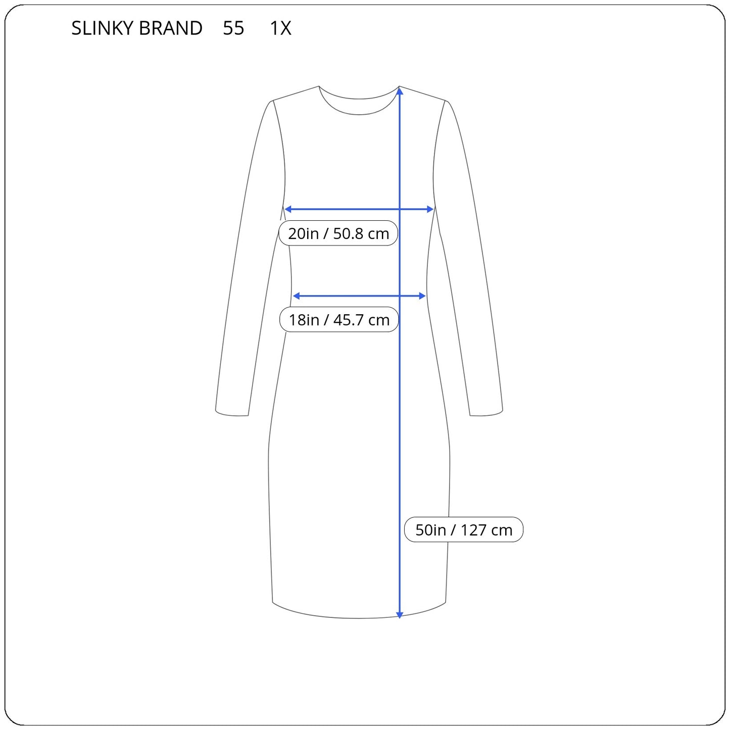 Slinky Brand Dress 1X Black Ruffle Boat Neck 3/4 Sleeve Midi Travel BLA120E