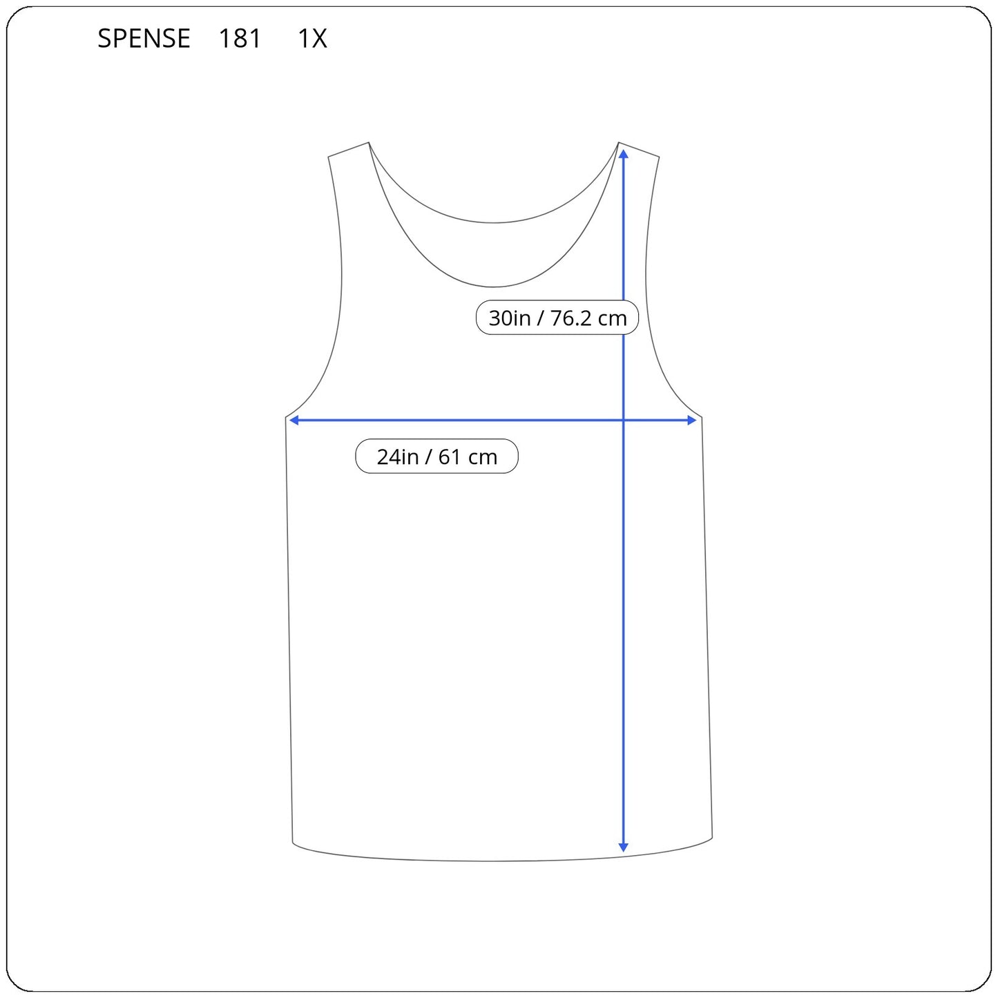 Spense Women's 1X Tunic Sleeveless Asymmetric Geometric Semi-Sheer GEO28XE