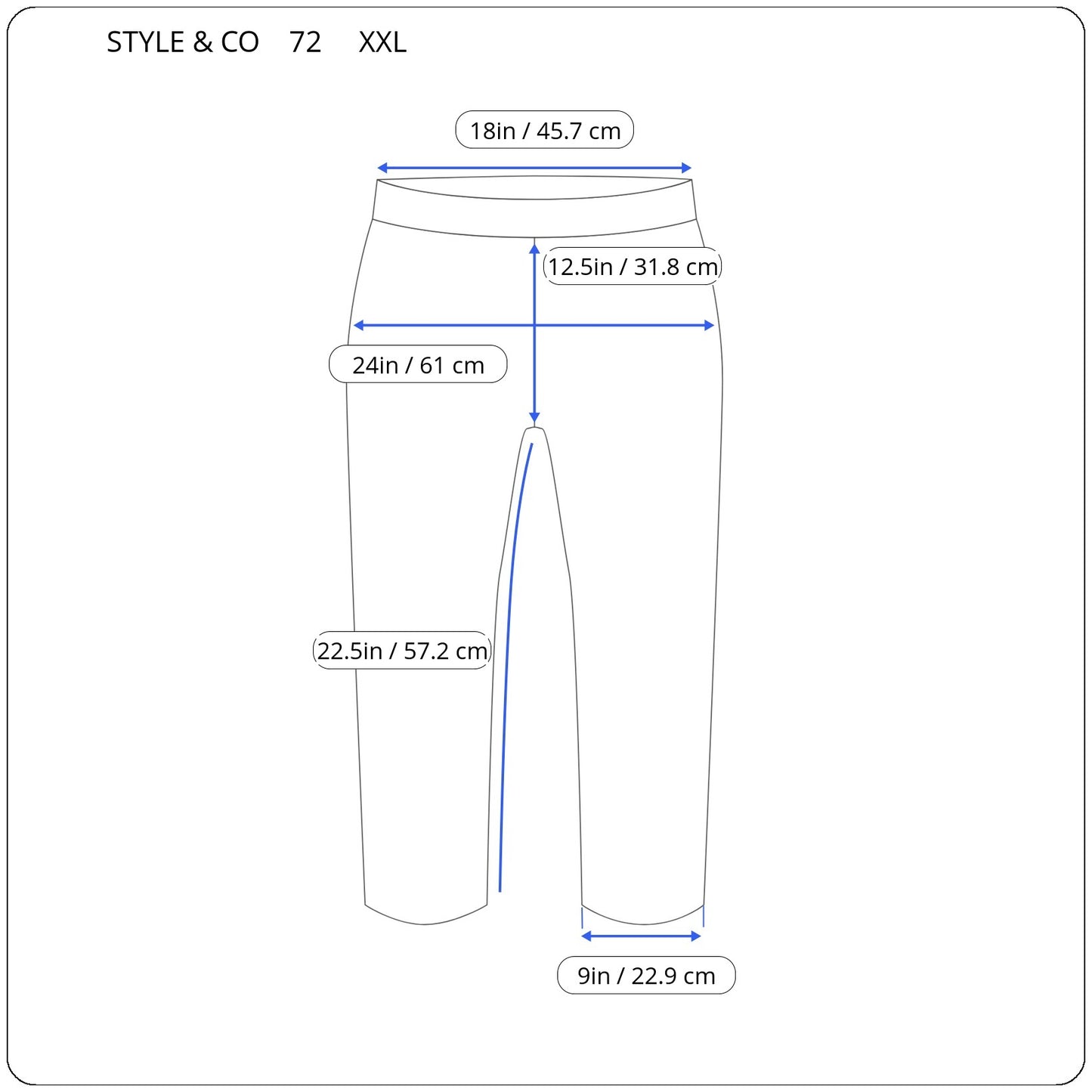Style & Co Women XXL Beige Cargo Capri Pants Elastic Waist Cuffed Hem CAP2E