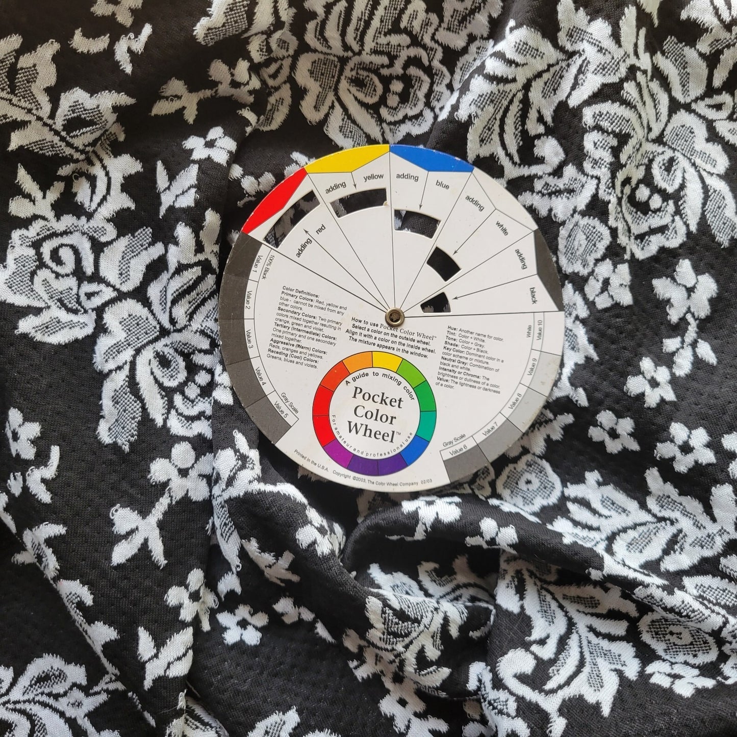 Kate Henry Womens Top 3X Plus One Button with Under Tank Black Floral Comfy