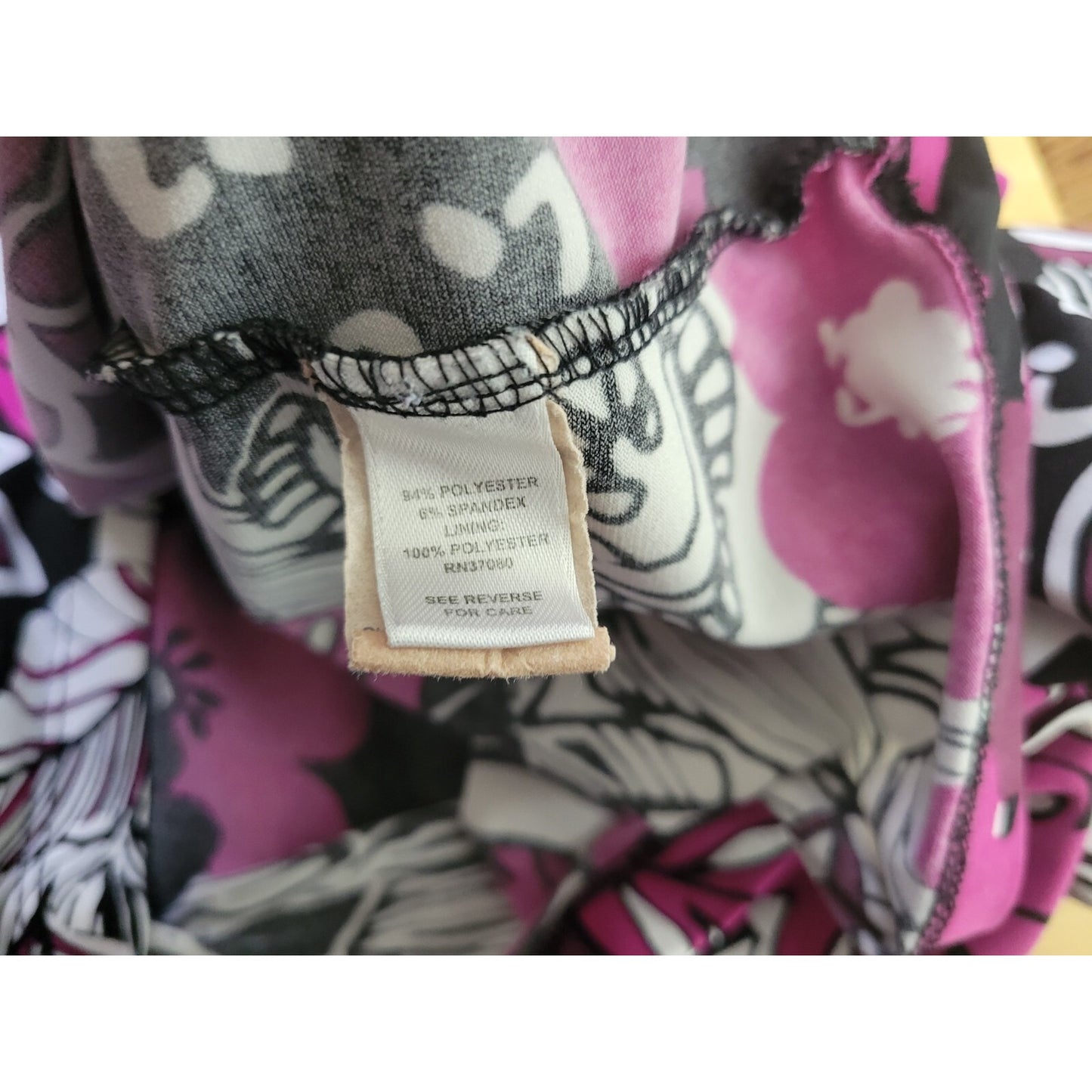 Cato Womens Top 22W 24W Plus Cap Sleeve Purple Floral Poly Blend Pleated Career