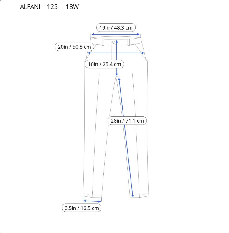Alfani Women's 18W Dress Pants Brown Pull On Straight Leg Elastic Waist BRO39E