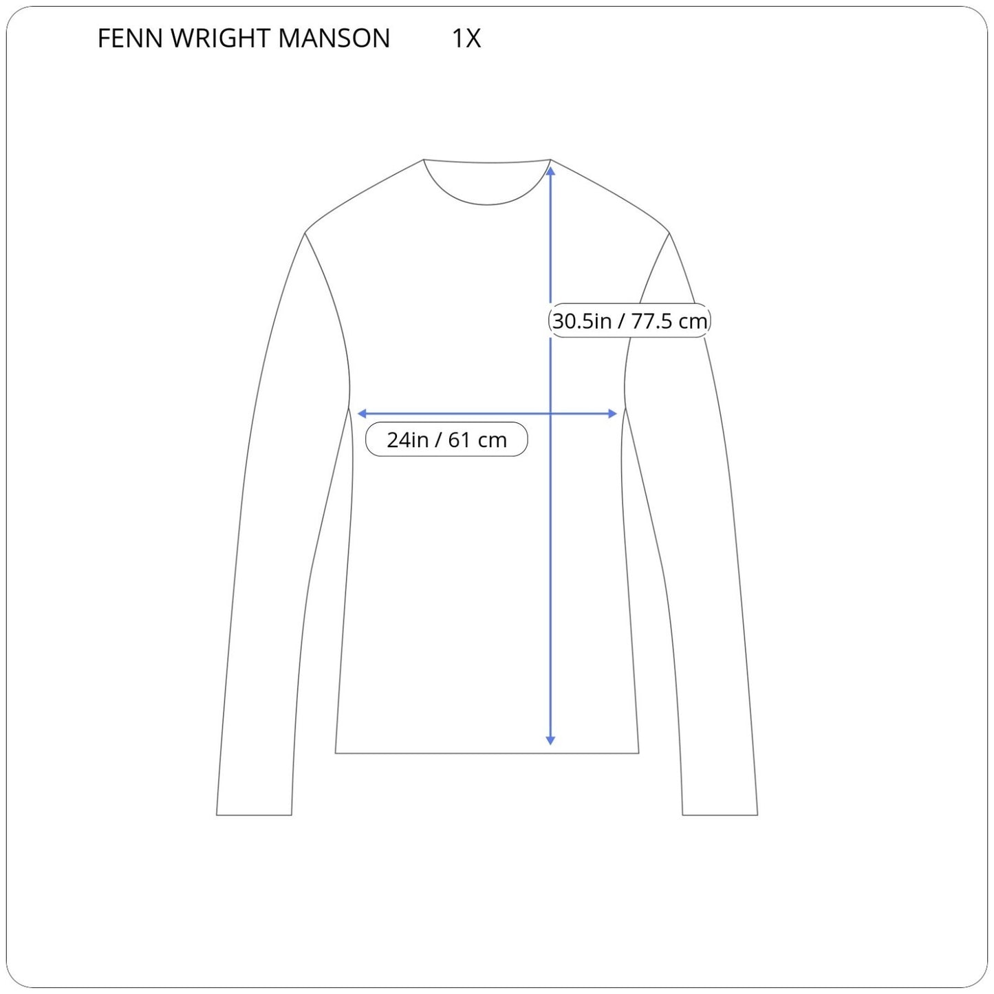 Fenn Wright Manson Womens Top 1X Plus Tunic Roll Tab Sleeve Soft Blue Collar