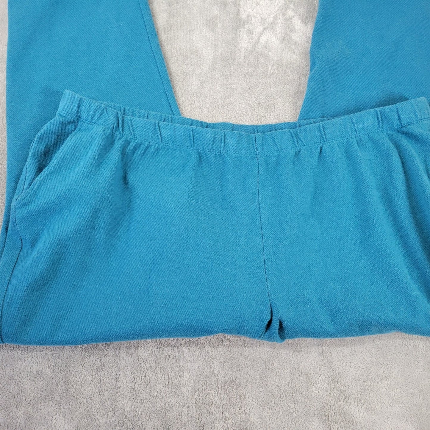 Lands End Womens Pants 3X Plus Capri Sport Knit Jogger Activewear Comfy