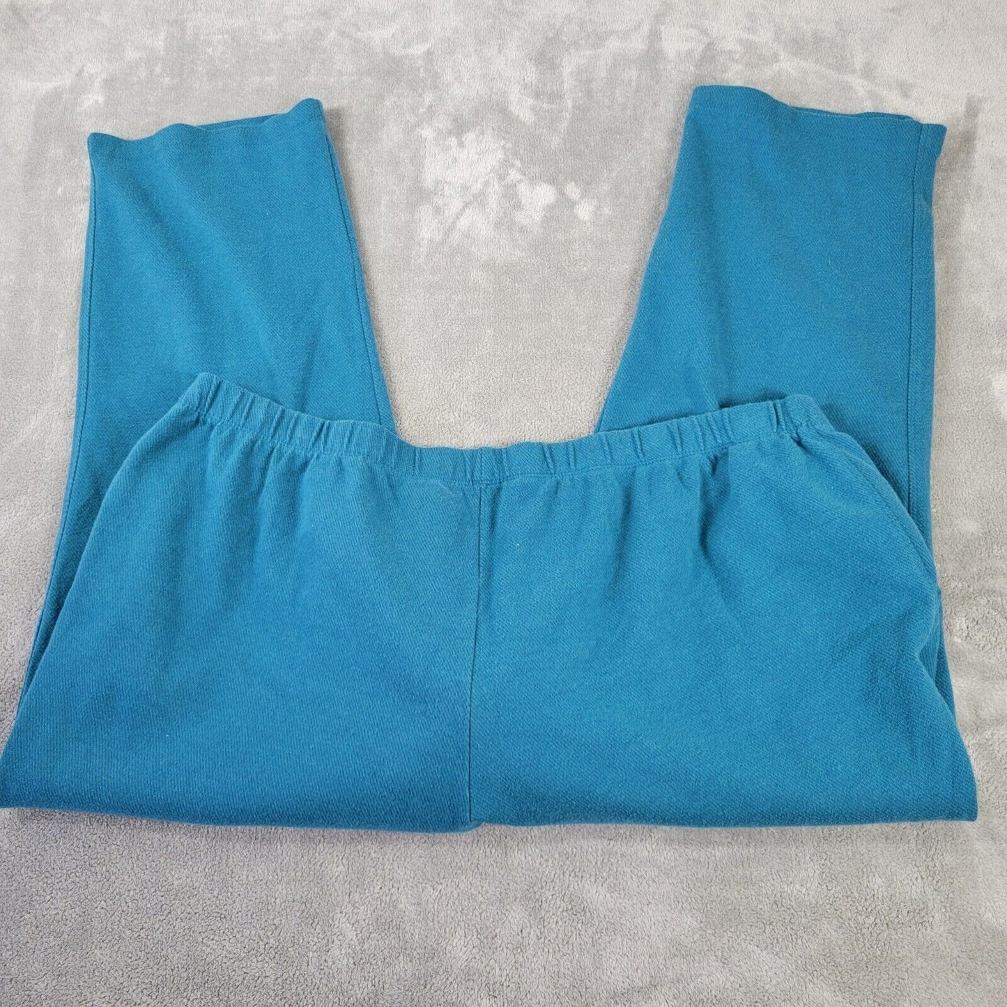 Lands End Womens Pants 3X Plus Capri Sport Knit Jogger Activewear Comfy