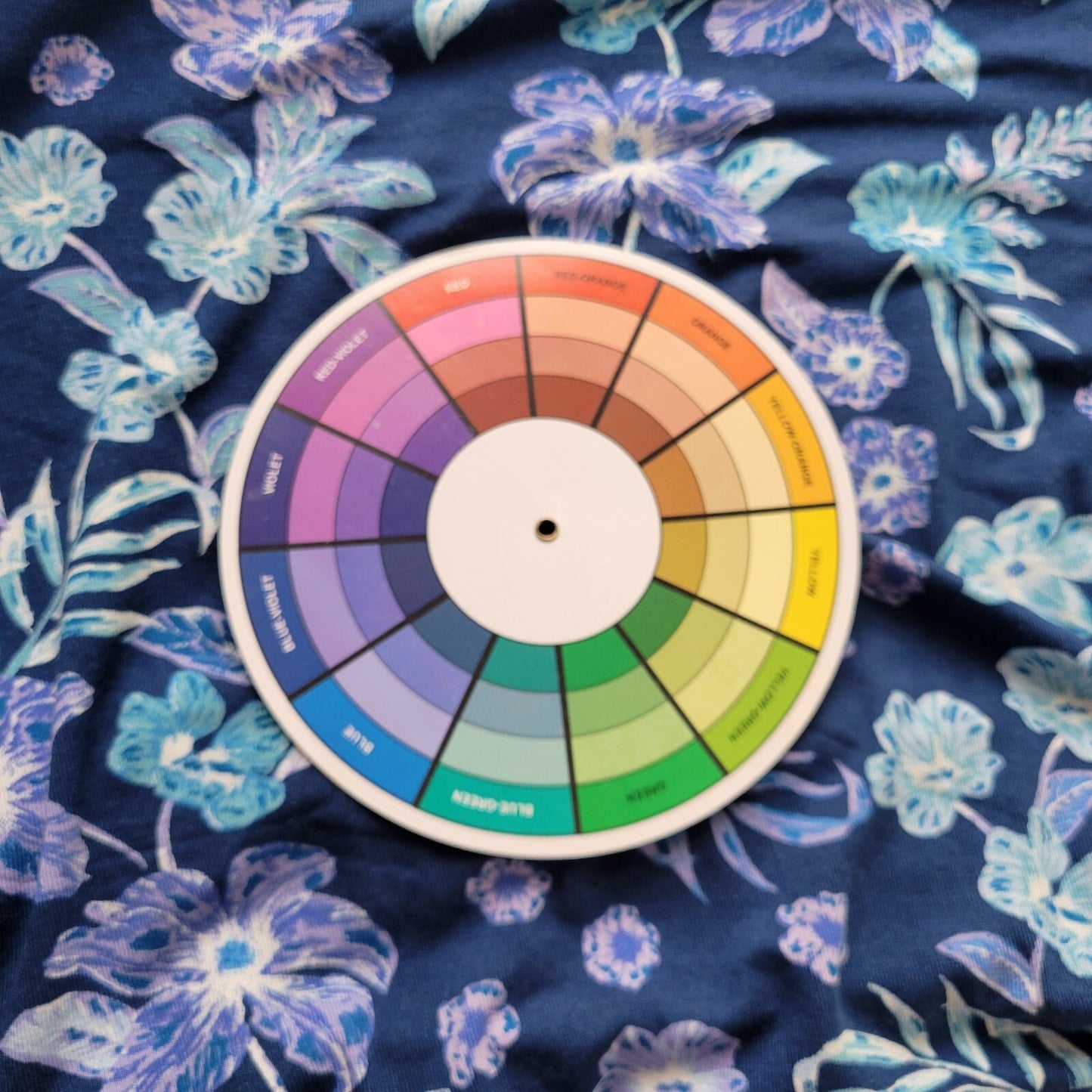 Avenue Womens Top 22 24 Plus Tunic Cold Shoulder Adjustable Strap Blue Floral