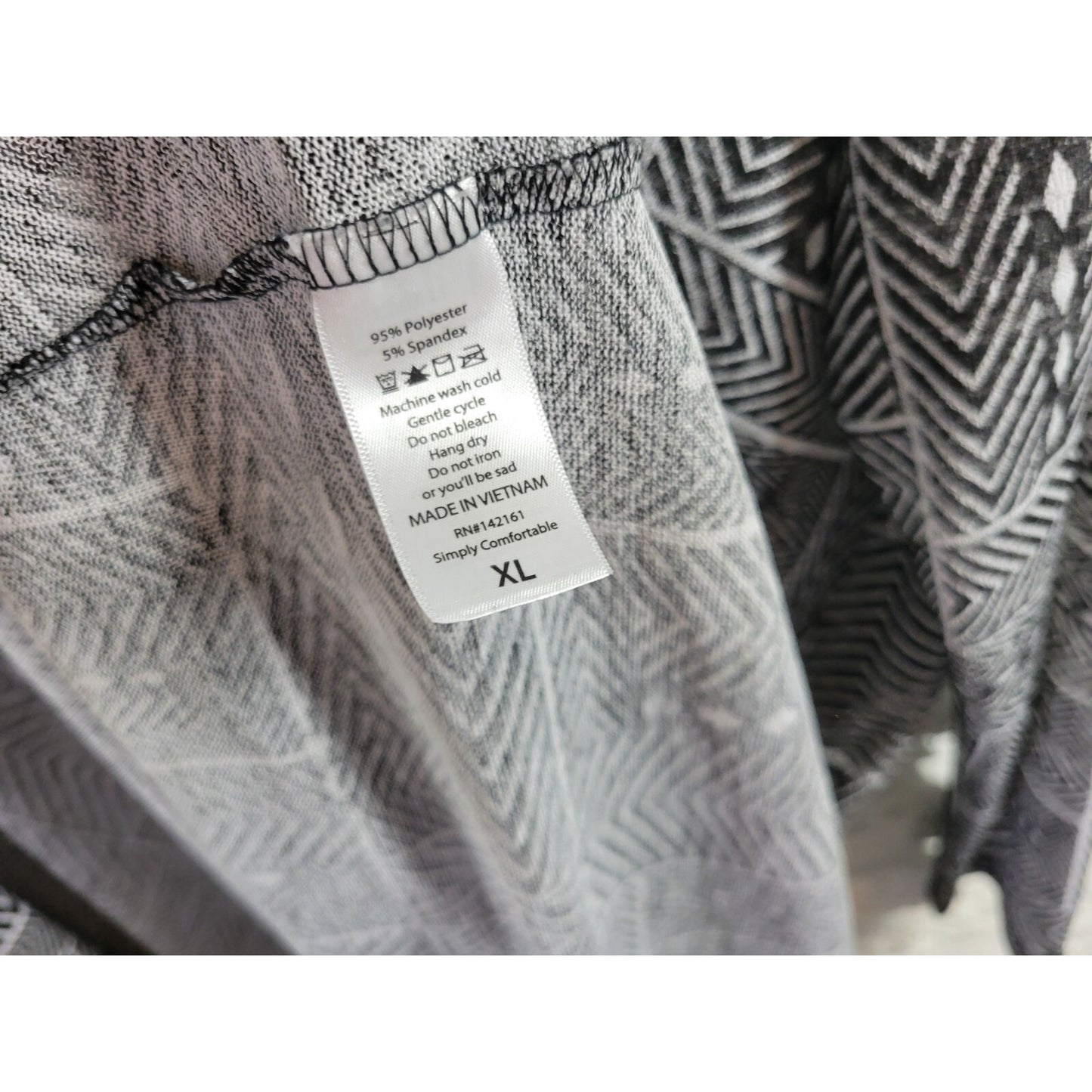 Lularoe Womens Top Extra Large Cardigan Duster Open Black Sheer Mesh Asymmetric