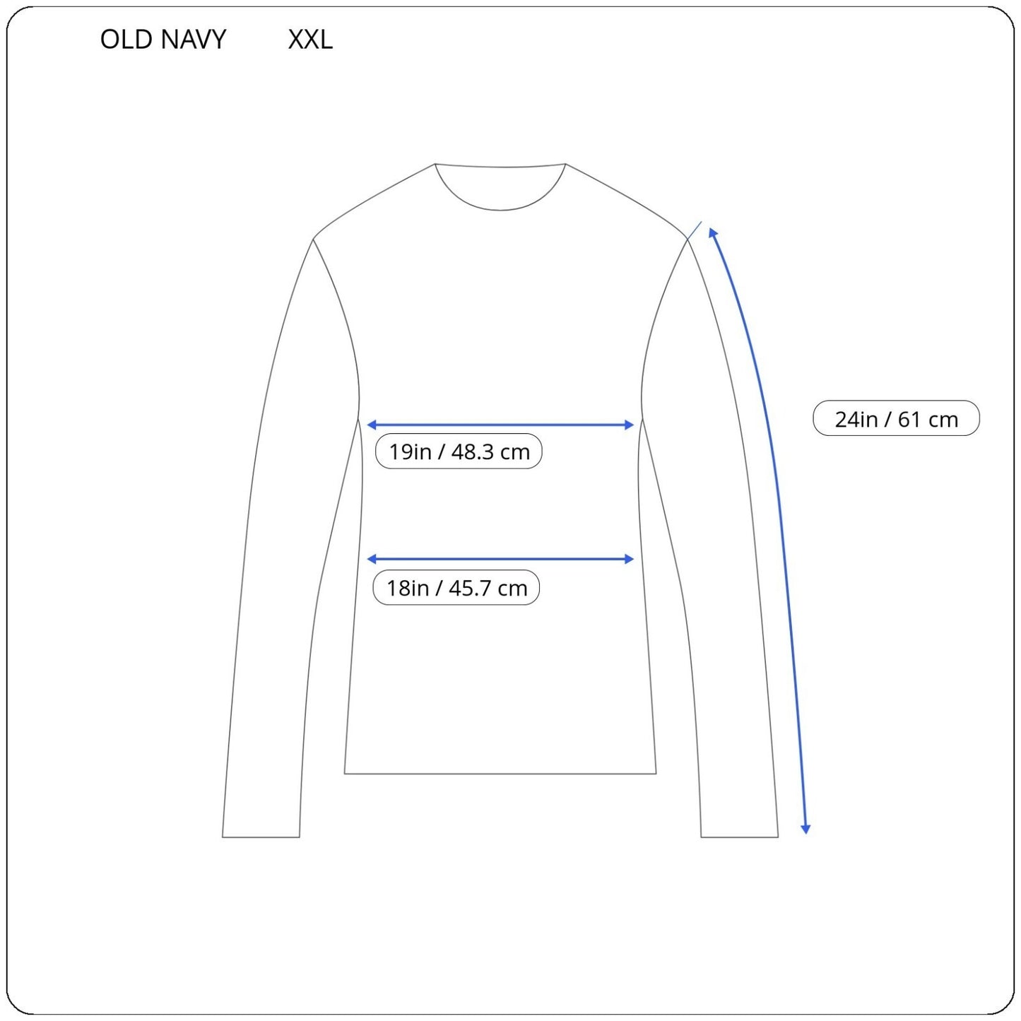 Old Navy Womens Top XXL Plus Baby Top Long Sleeve Green Open Back Lightweight