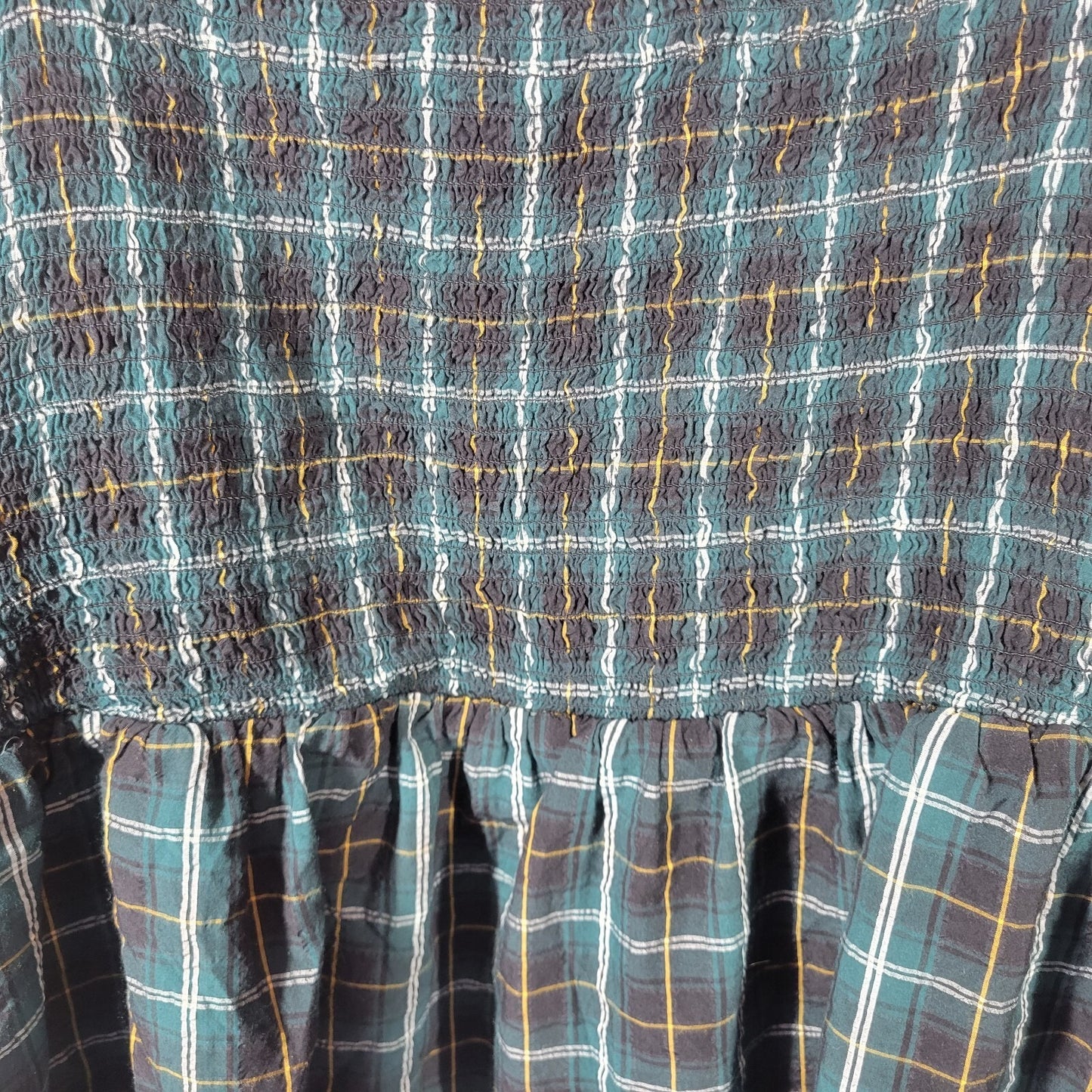 Old Navy Womens Top XXL Plus Baby Top Long Sleeve Green Open Back Lightweight