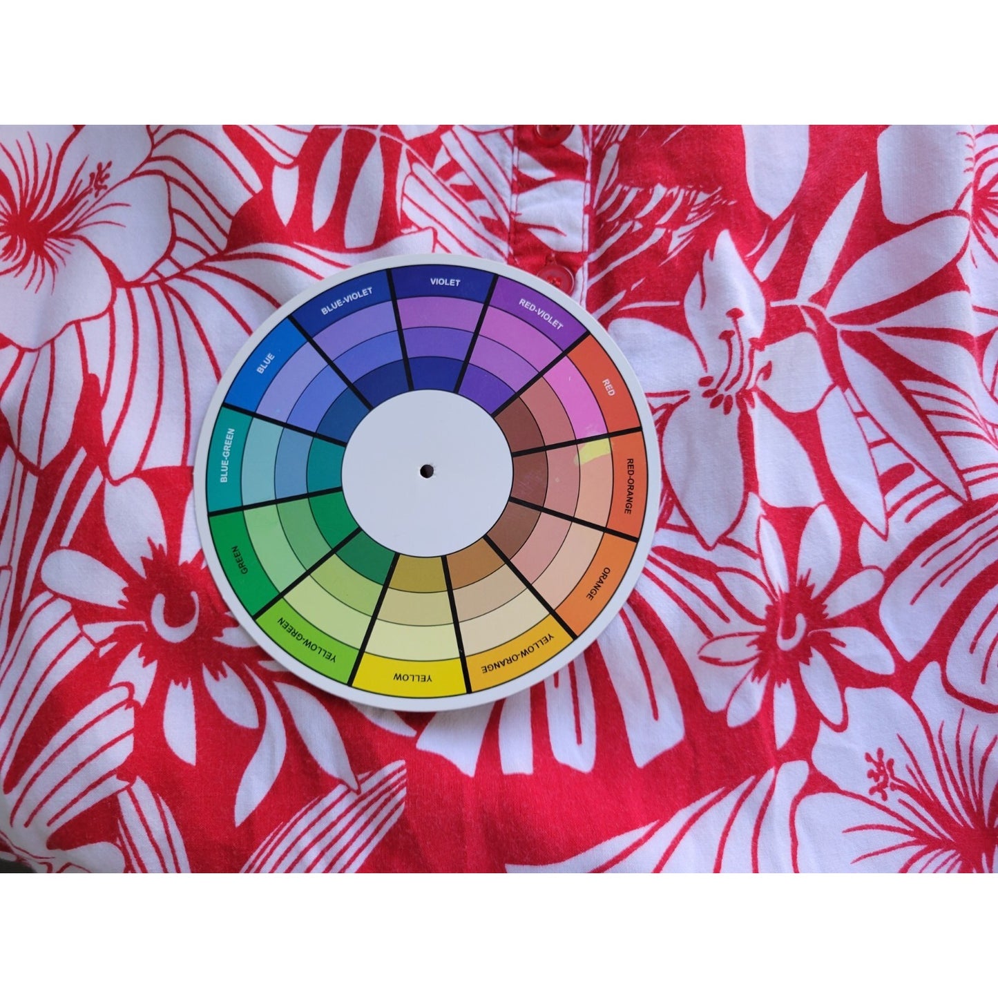 Desert Shores Womens Dress 1X Plus Mini Short Sleeve Quarter Button Red Floral