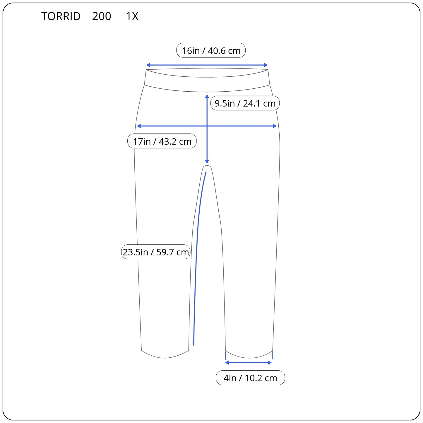 Torrid Women's 1X Black Pull-On Capri Leggings Stretch Pockets BLA68E