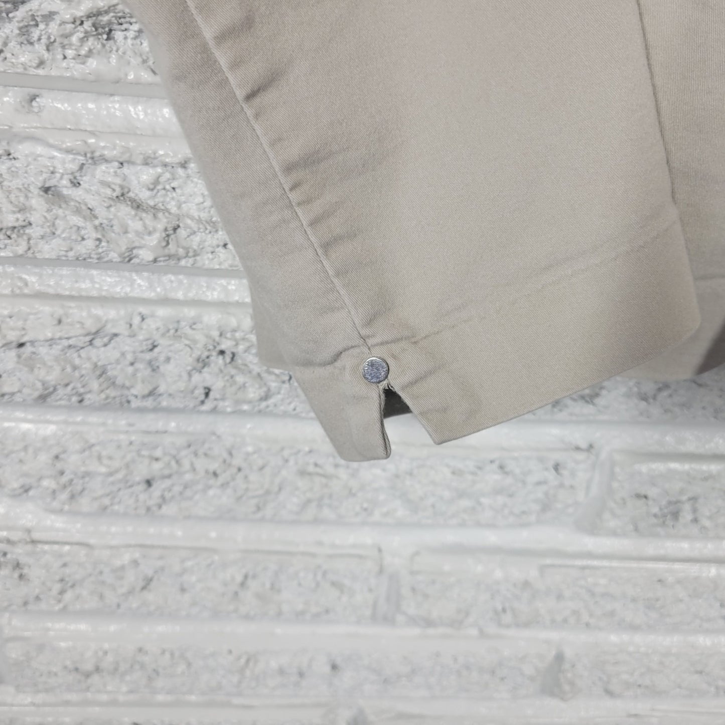 Croft Barrow Womens Skort 24W Plus Skirt Shorts Beige Pull On Pockets Comfy