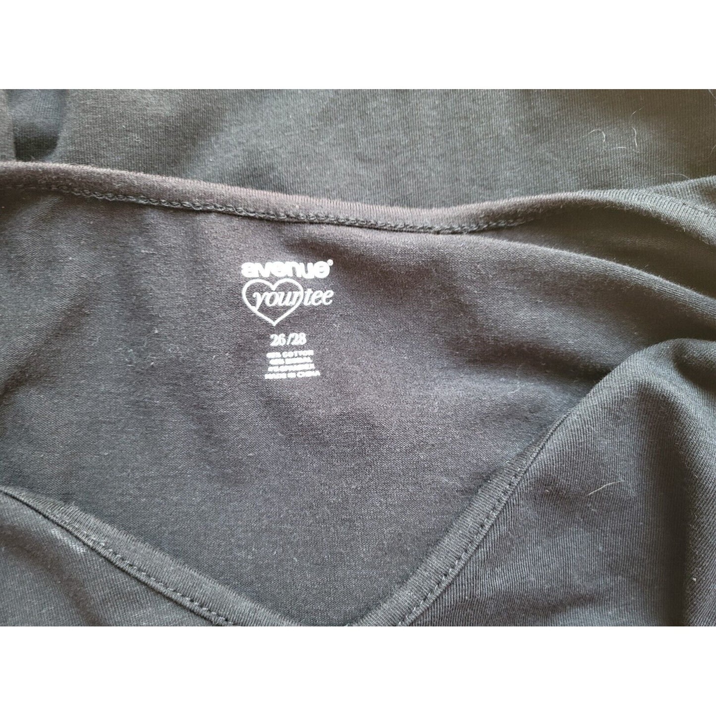 Avenue Womens Top 26 28 Plus Tee Tunic Los Angeles Cityscape 3/4 Sleeve Metallic