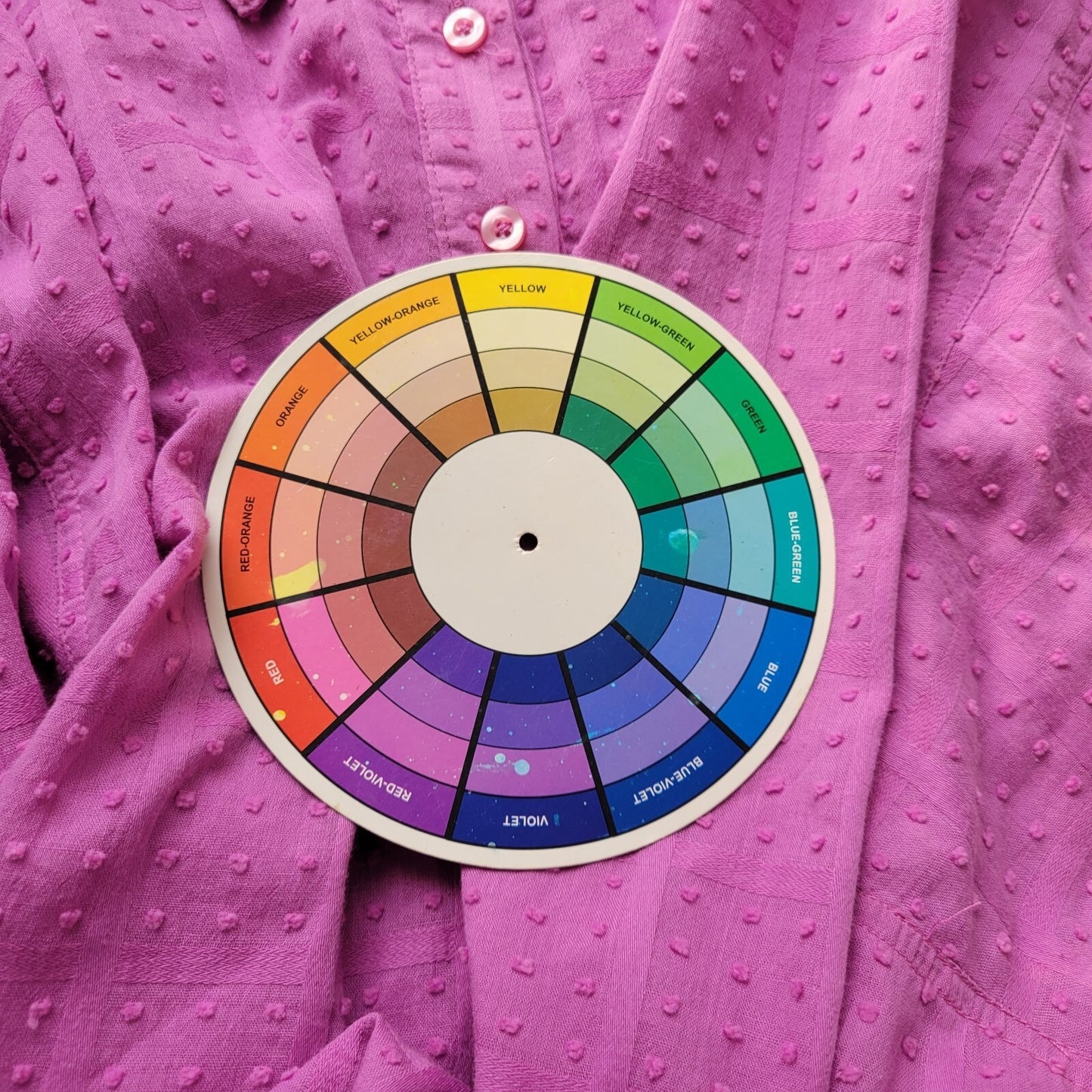 Rafaella Womens Top 2X Plus Roll Tab Sleeve Lavender Swiss Dot Asymmetric Casual