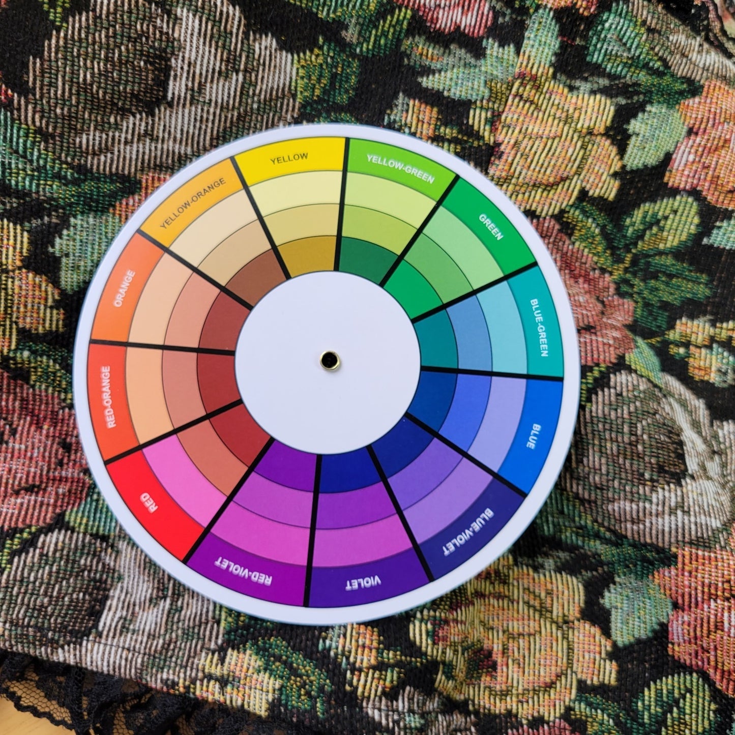 Cider Women Top 1XL Plus Corset Camisole Lace Up Spaghetti Strap Floral Tapestry