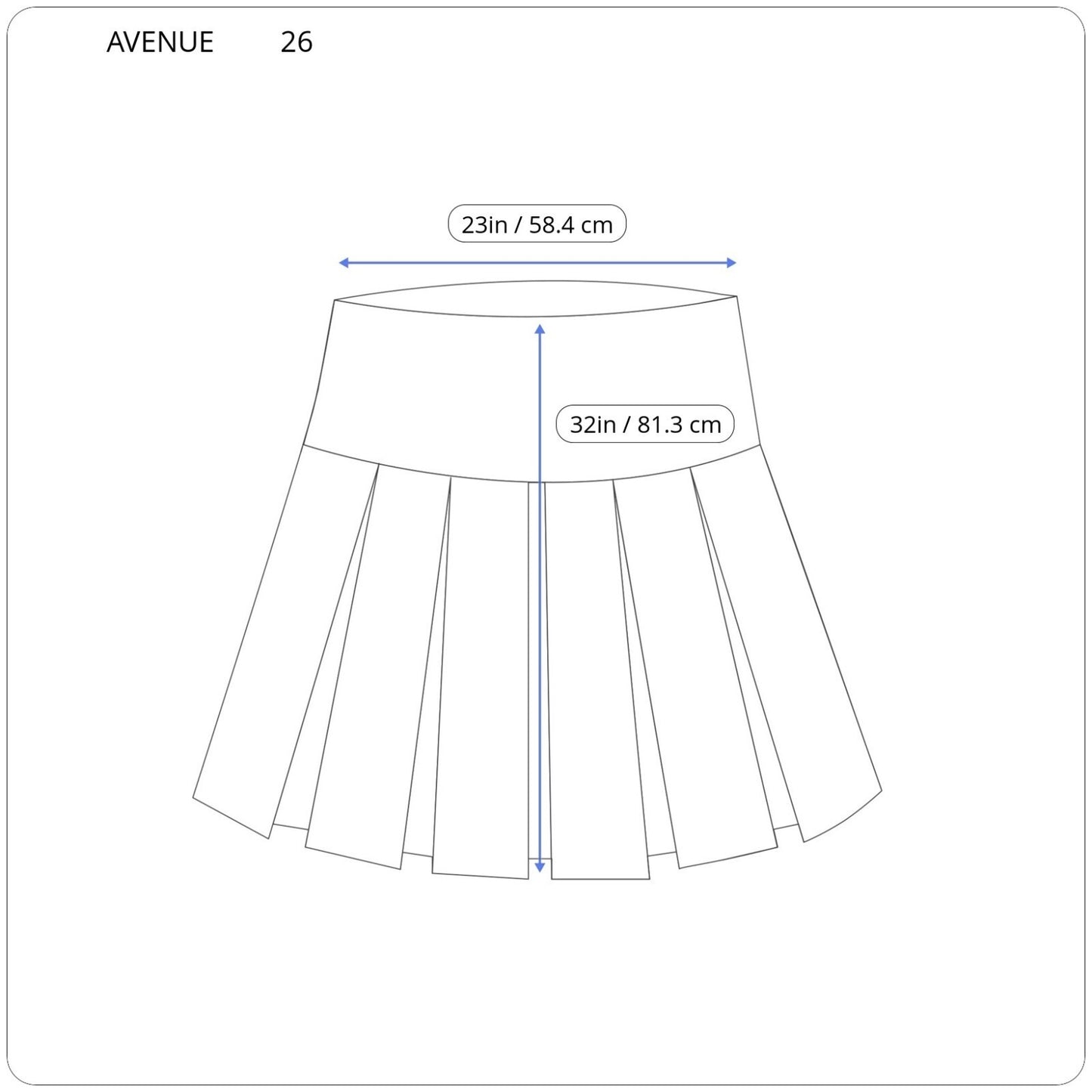 Avenue Womens Skirt 26 Plus ALine Linen Rayon Brown Semi Sheer Casual Office New