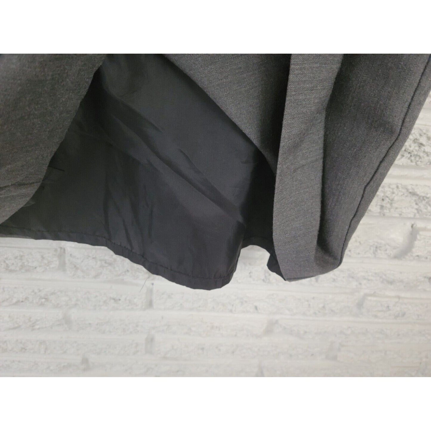 Sag Harbor Womens Skirt 18 Straight Pencil Gray Pleated Comfort Waist Office