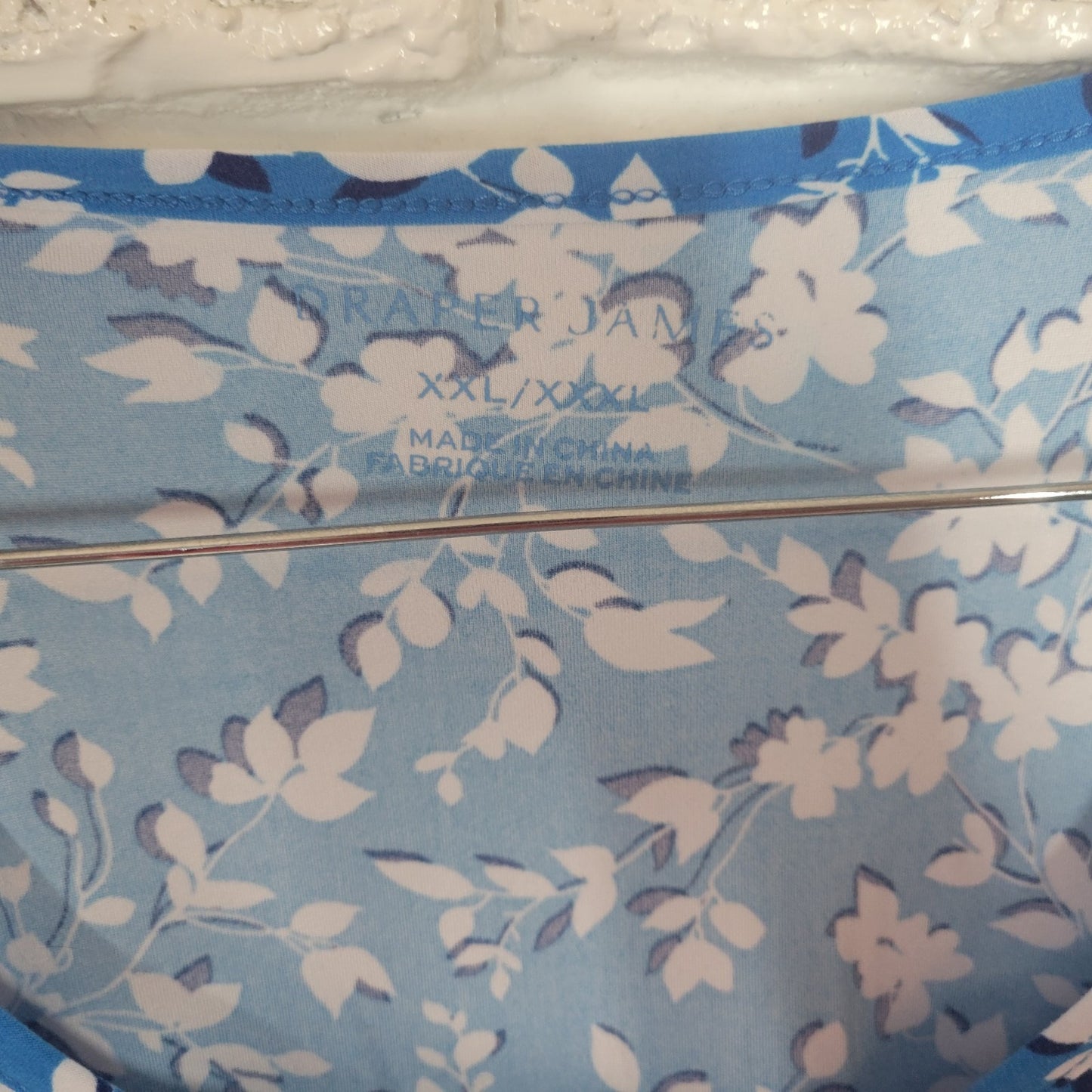 Draper James Womens Nightgown XXL XXXL Plus Blue Floral Ruffle Soft Loungewear