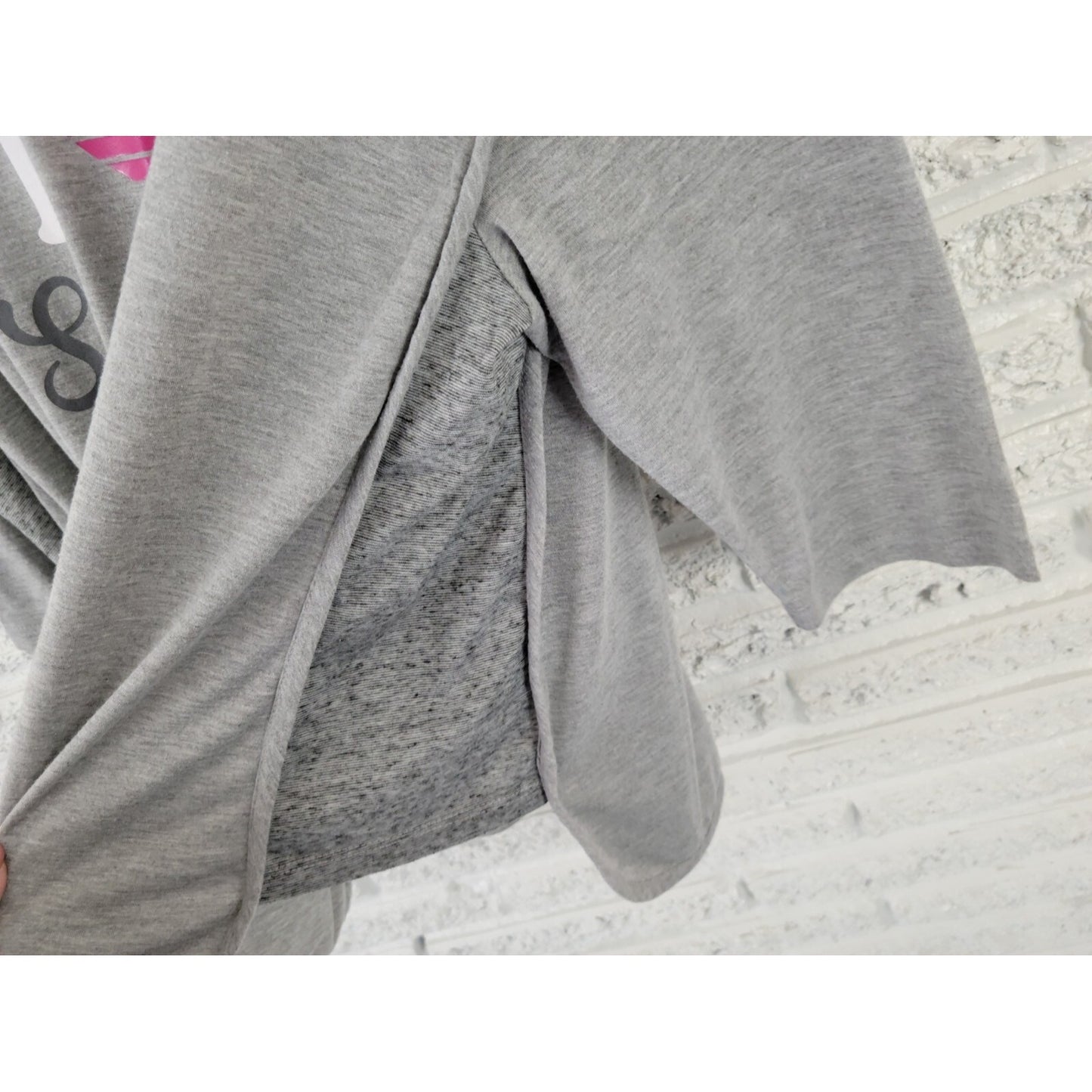 LA Threads Womens Shirt 2X Plus Tee I Love Stretchy Pants 3/4 Sleeve Side Panels