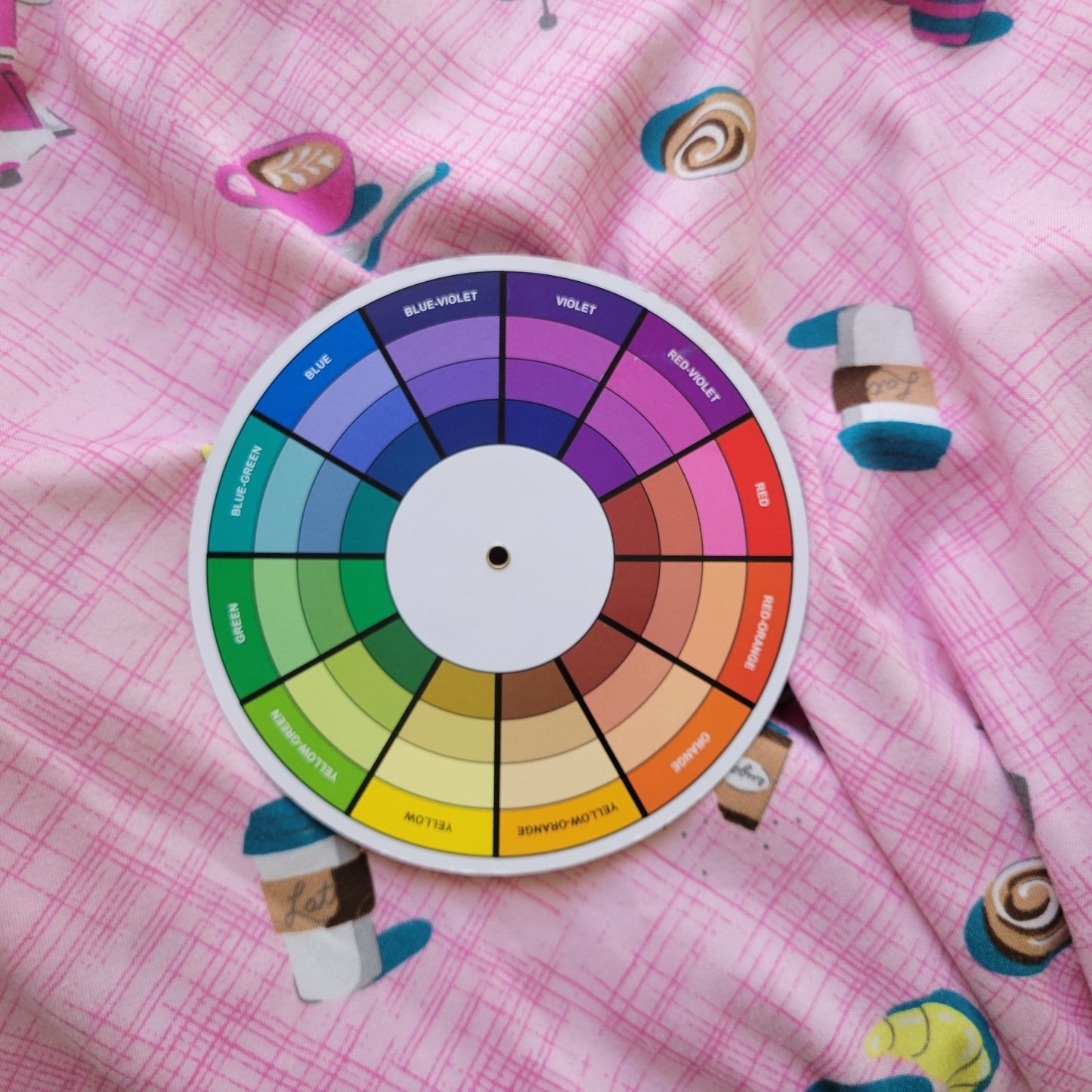 Joyspun Womens Pajama Top L XL Nightgown Pink French Press Coffee Loungewear