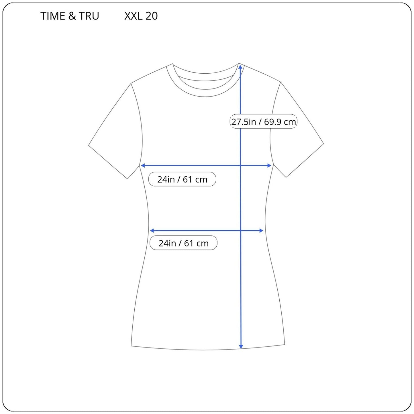 Time Tru Womens Top XXL 20 Plus Short Sleeve Blue Pleated Lightweight Rayon