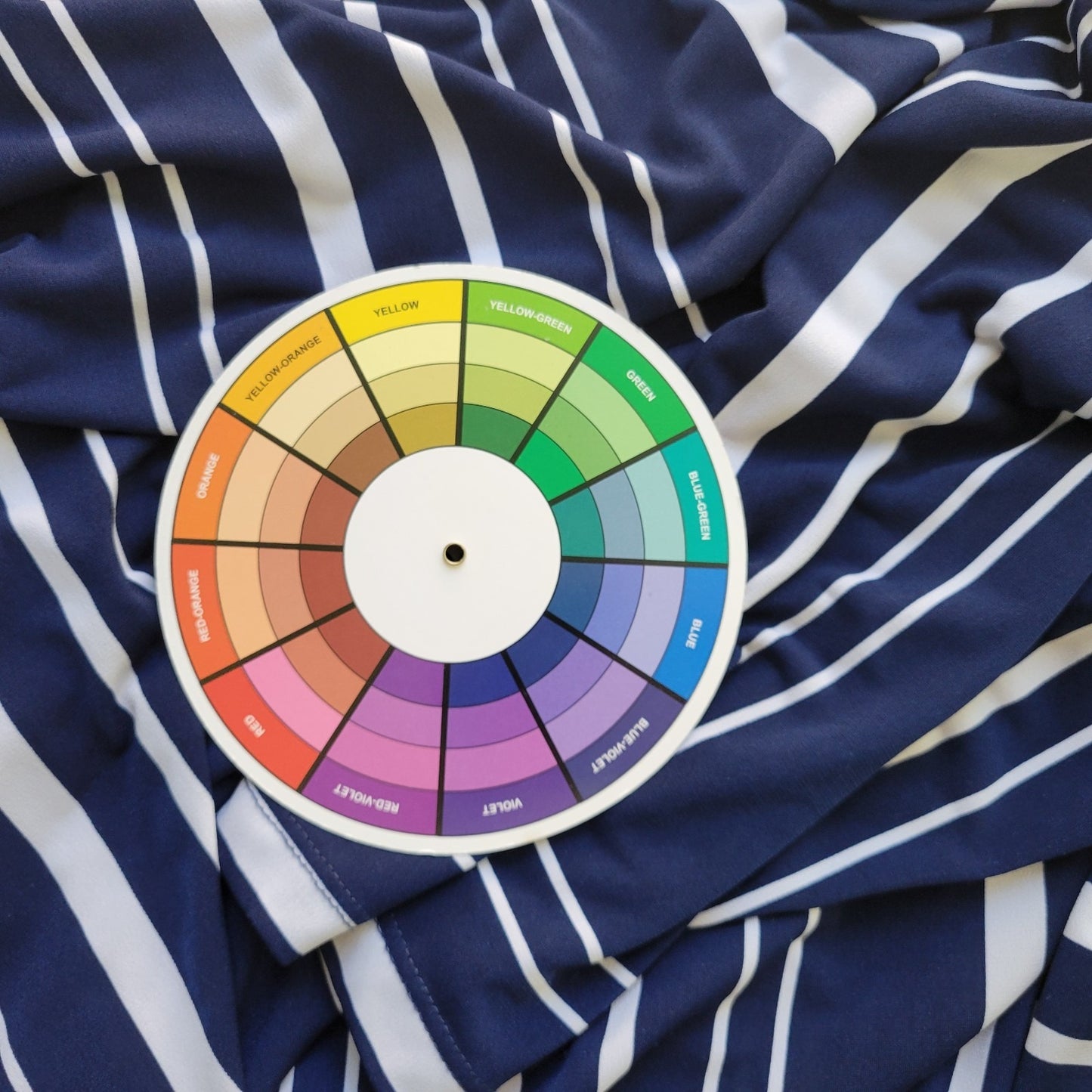 Susan Graver QVC Womens Top 3X Plus Tunic 3/4 Sleeve Poly Blend Blue Stripe