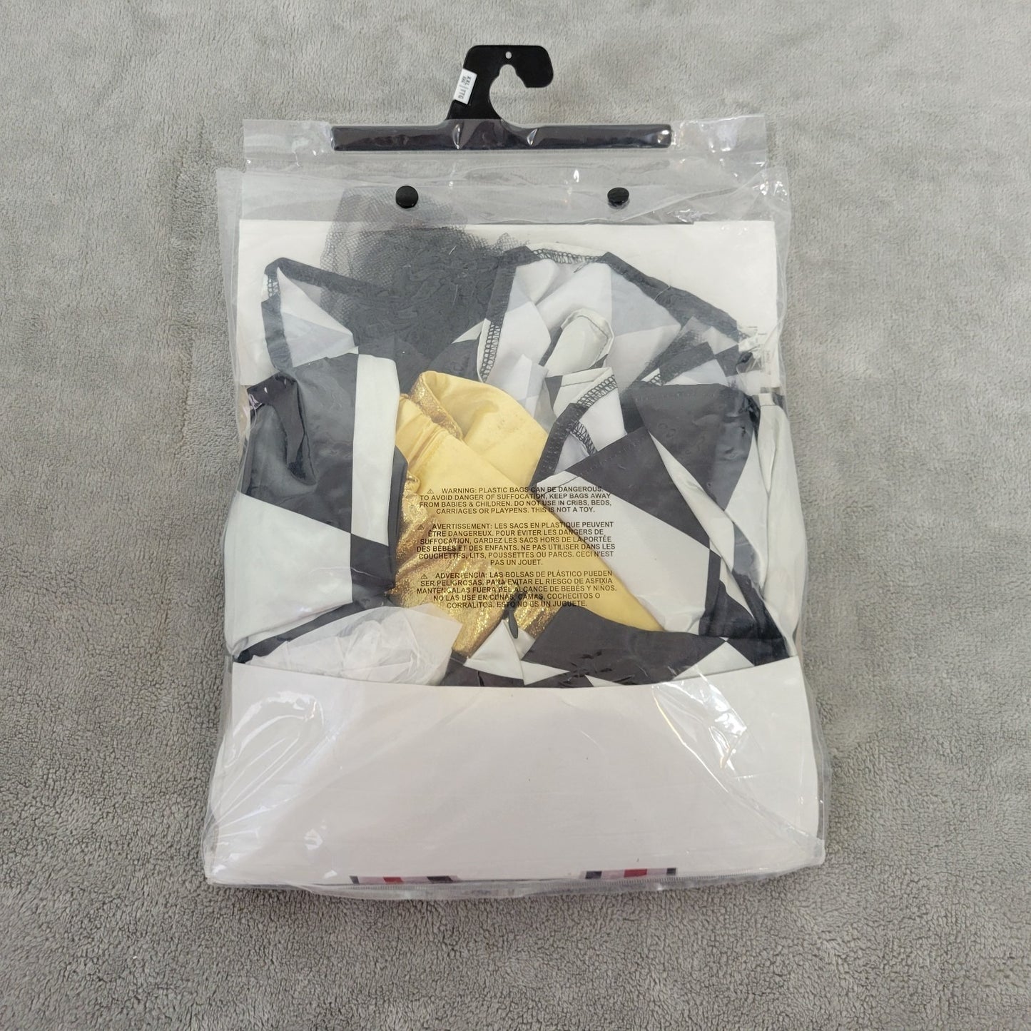 Adult Womens Halloween Costume Skirt ONLY 2XL 18 20 Plus Jester Joker Poker Mini