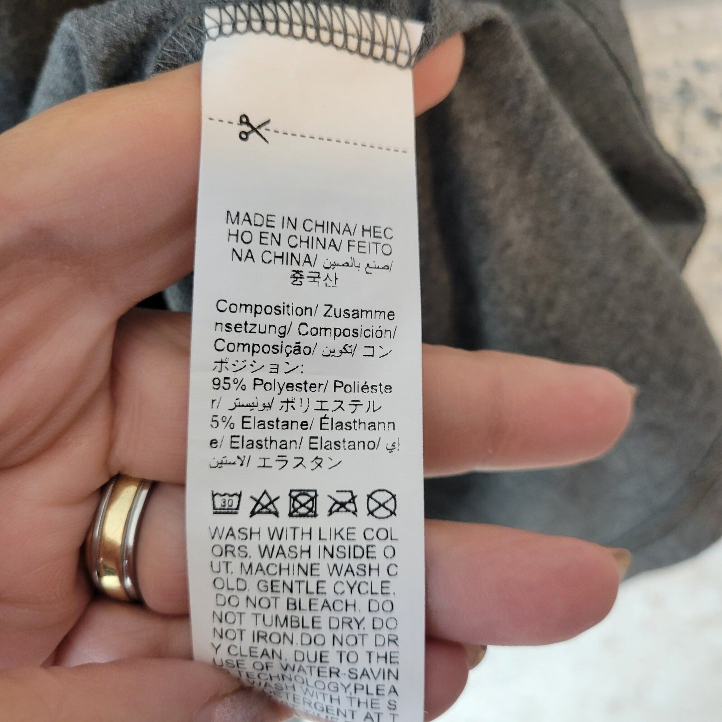 Shein Curve Womens Top 3XL Plus Tank Racerback Crescent Moon Gray Lightweight