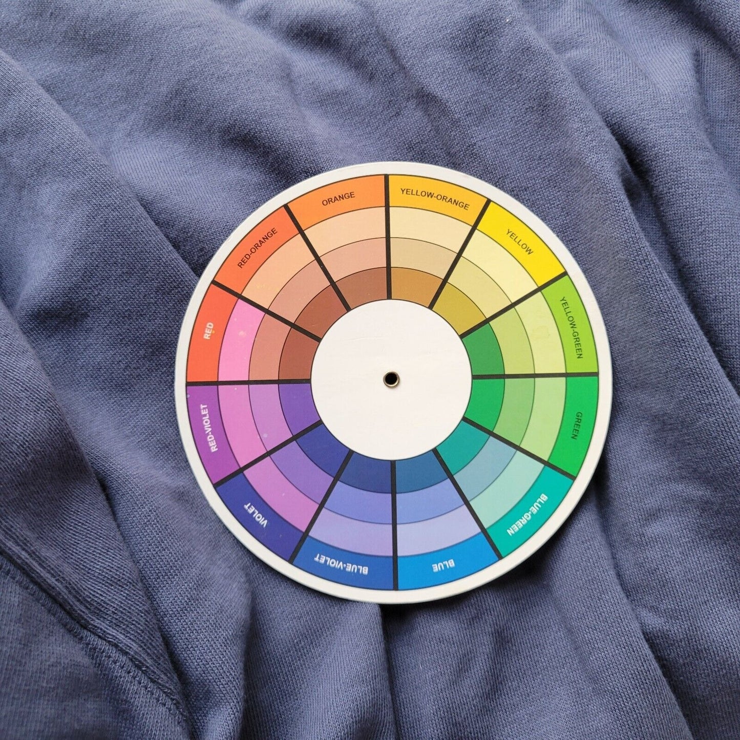 Terra Sky Women Sweatshirt 3X Plus 3/4 Puff Sleeve Blue Cotton Blend Activewear