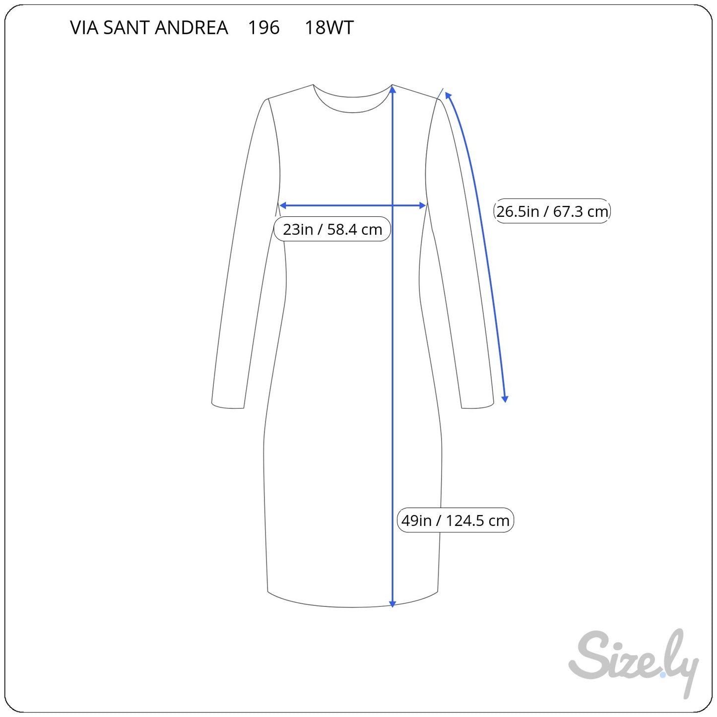 Vintage Via Sant Andrea Women 18W Tall Dress Floral Pleated Long Sleeve FLO155XE