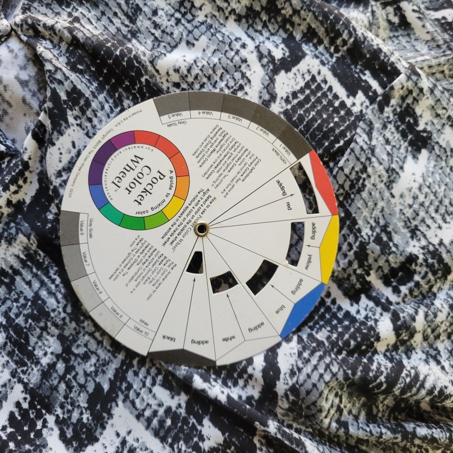 Susan Graver QVC Womens Top 1X Plus Tunic Keyhole Neck Black Animal Print Career