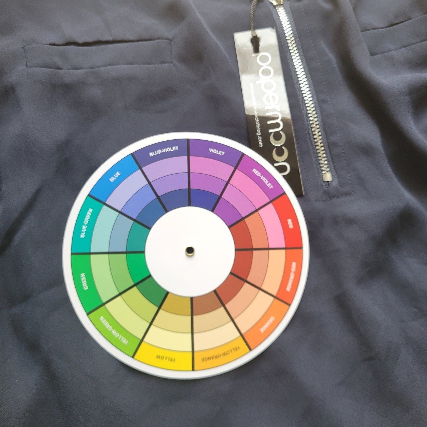 Papermoon Womens Top 1X Plus Quarter Zip Blue Sleeveless Lightweight Sheer Comfy