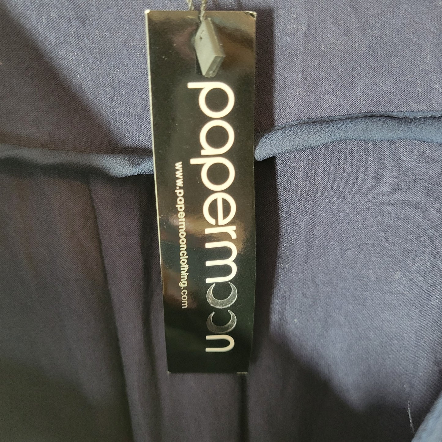 Papermoon Womens Top 1X Plus Quarter Zip Blue Sleeveless Lightweight Sheer Comfy