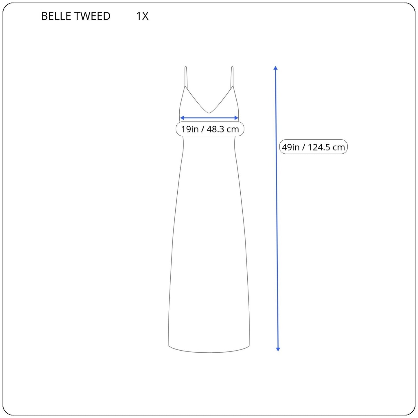 Belle Tweed Womens Dress 1X Plus Slip Spaghetti Strap Black Stripe Poly Blend