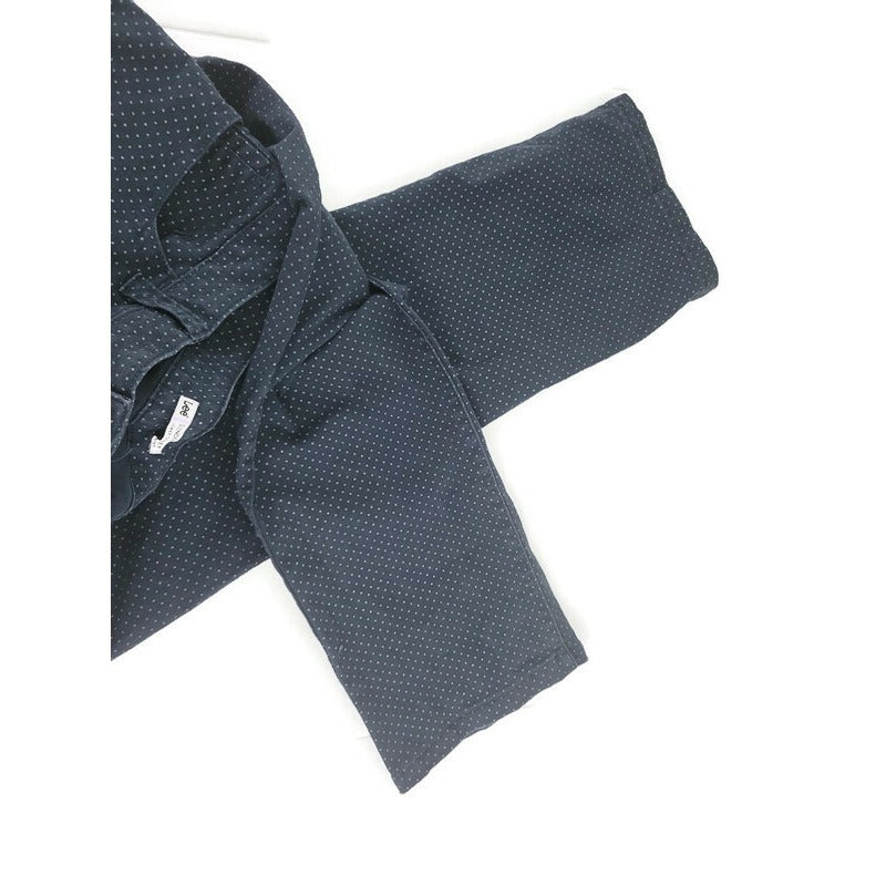 Lee Womens Jeans 18M Slender Secret Straight Leg Lower on Waist  Black Polka Dot