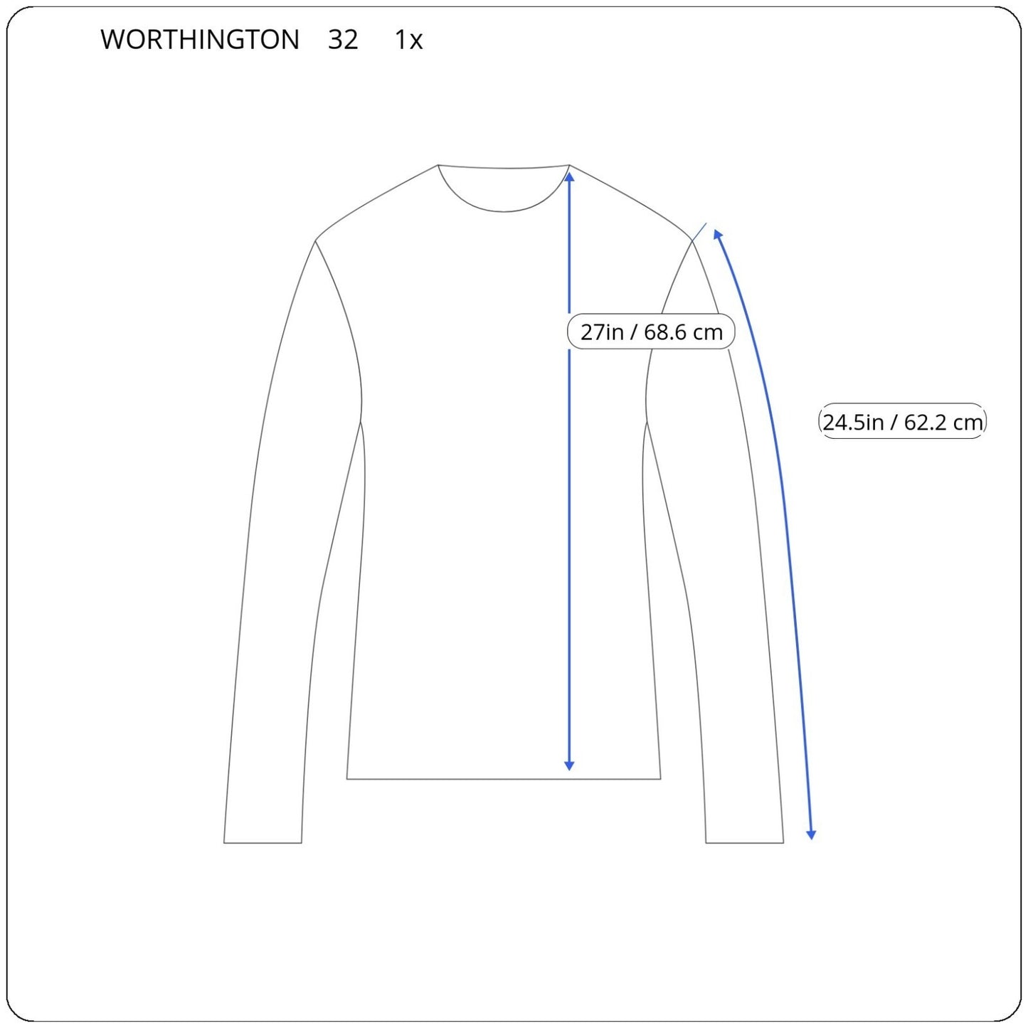 Worthington Womens Sweater 1X Plus Cardigan Open Brown Cotton Blend Comfy Casual