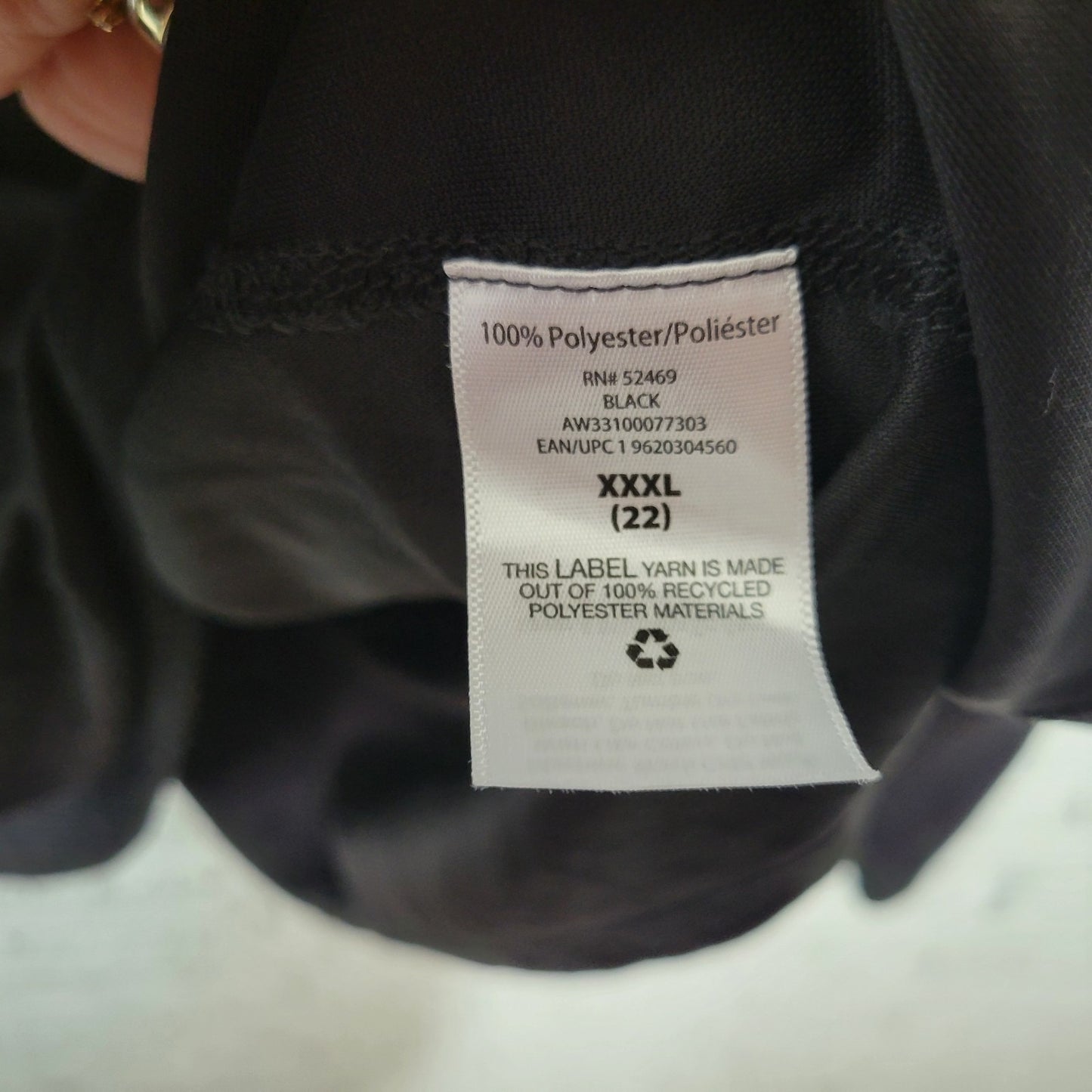 I Love Teaching  Womens Top XXXL 22 Plus Tee Long Sleeve Black Athletic Works