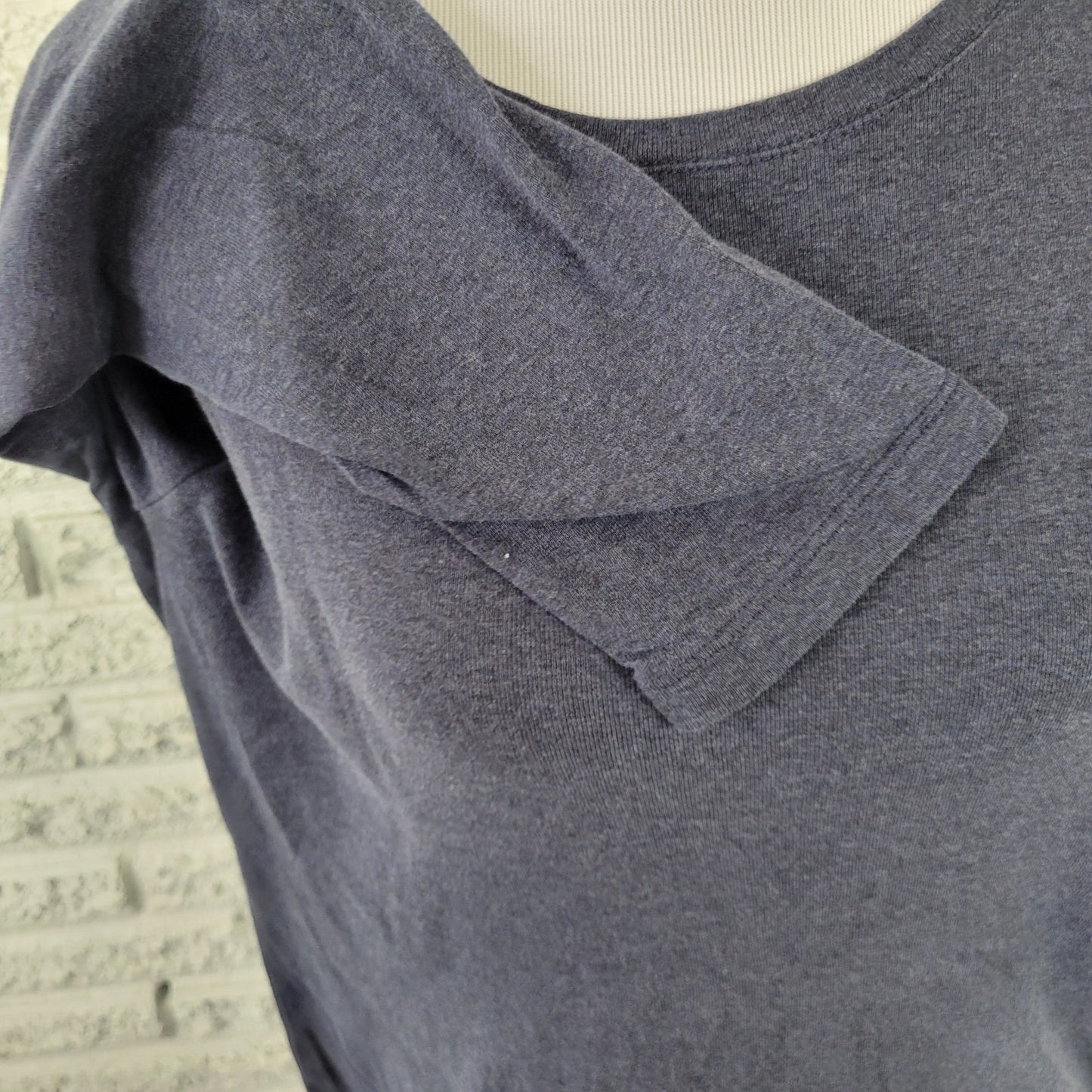 Sonoma Women's XL Blue Long Sleeve Tee Shirt 100% Cotton Jersey Crew BLU176E