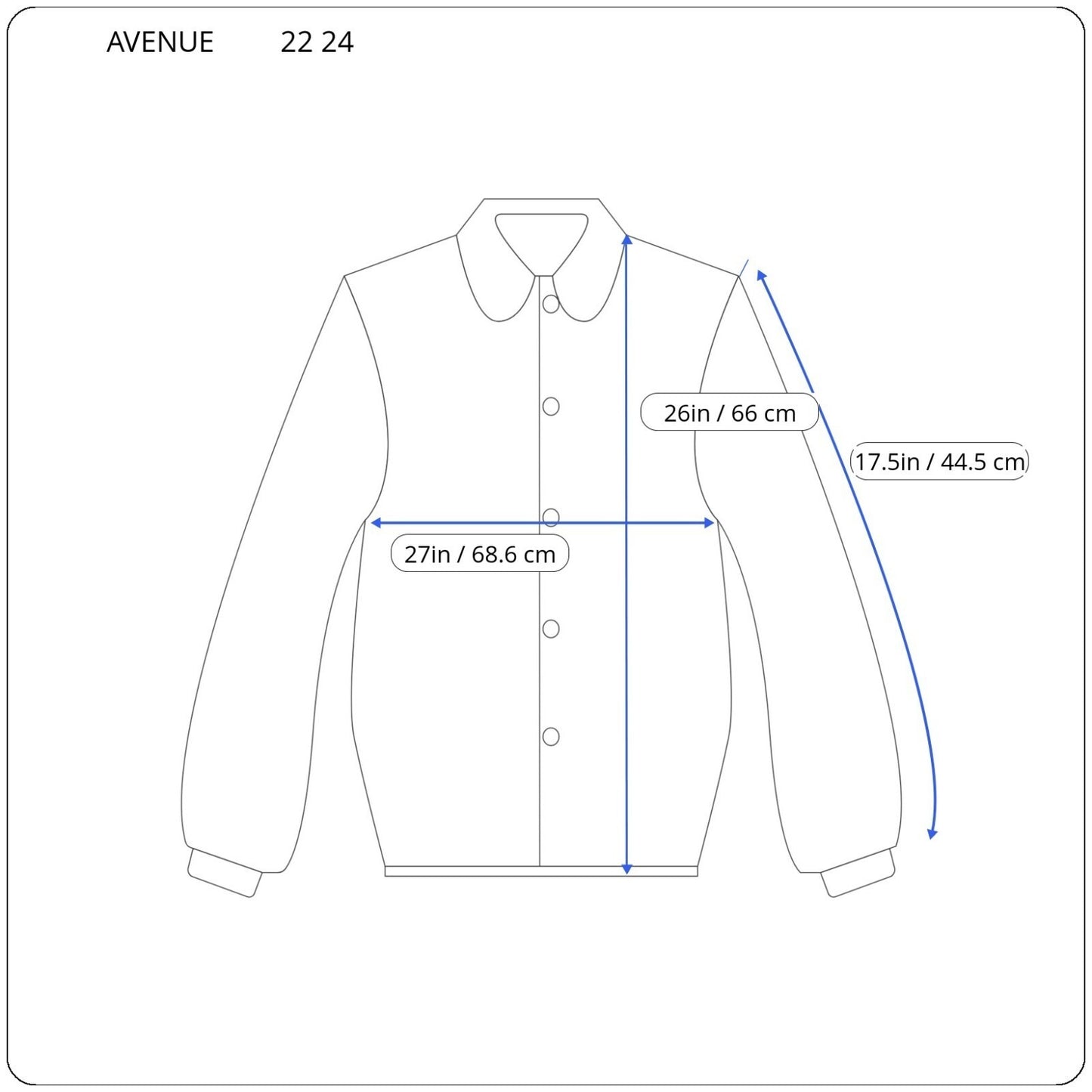 Avenue Women Shirt 22 24 Plus Button Front 3/4 Sleeves Collar Peach Orange Basic