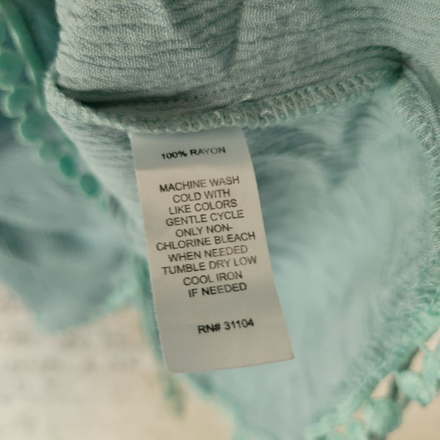 New Directions Womens Top 1X Plus On Off Shoulder Crinkle Blue Ric Rac Side Ties