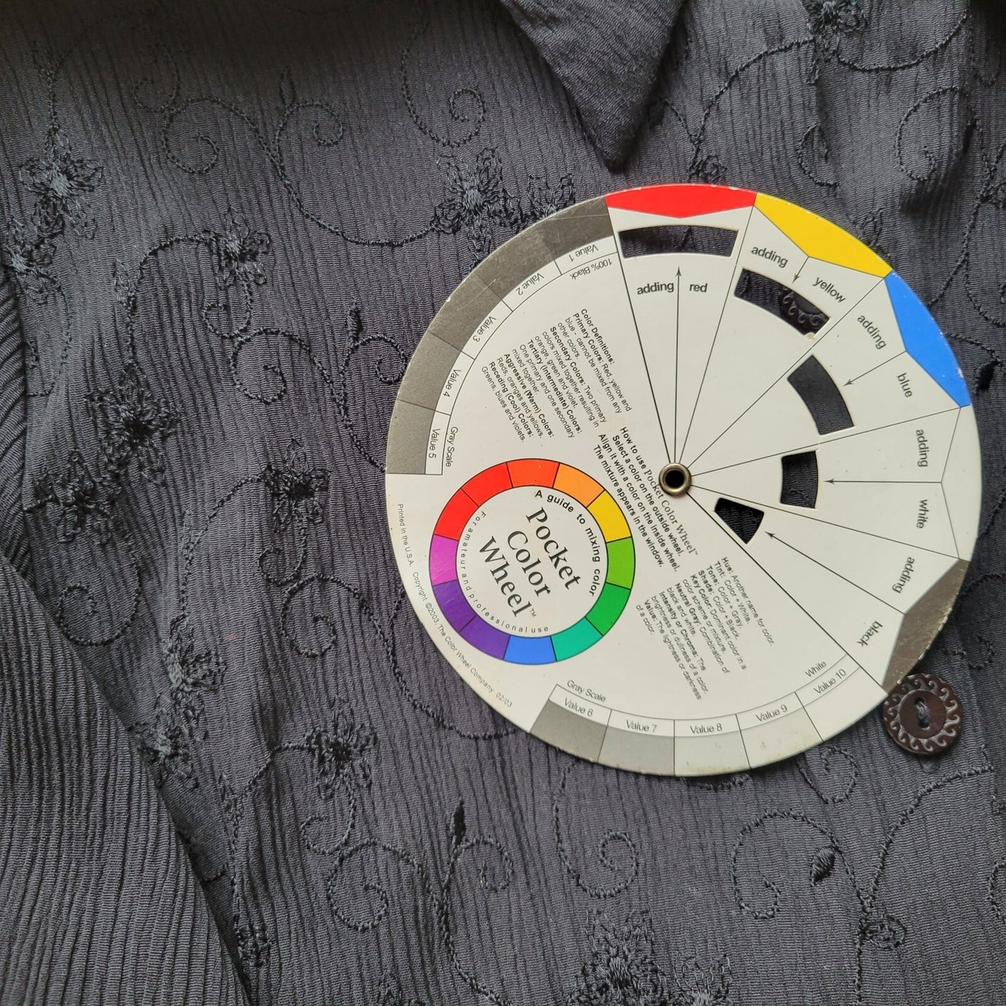 Kathie Lee Womens Top 18W 20W Plus Short Sleeve Black Lightweight Embroidered