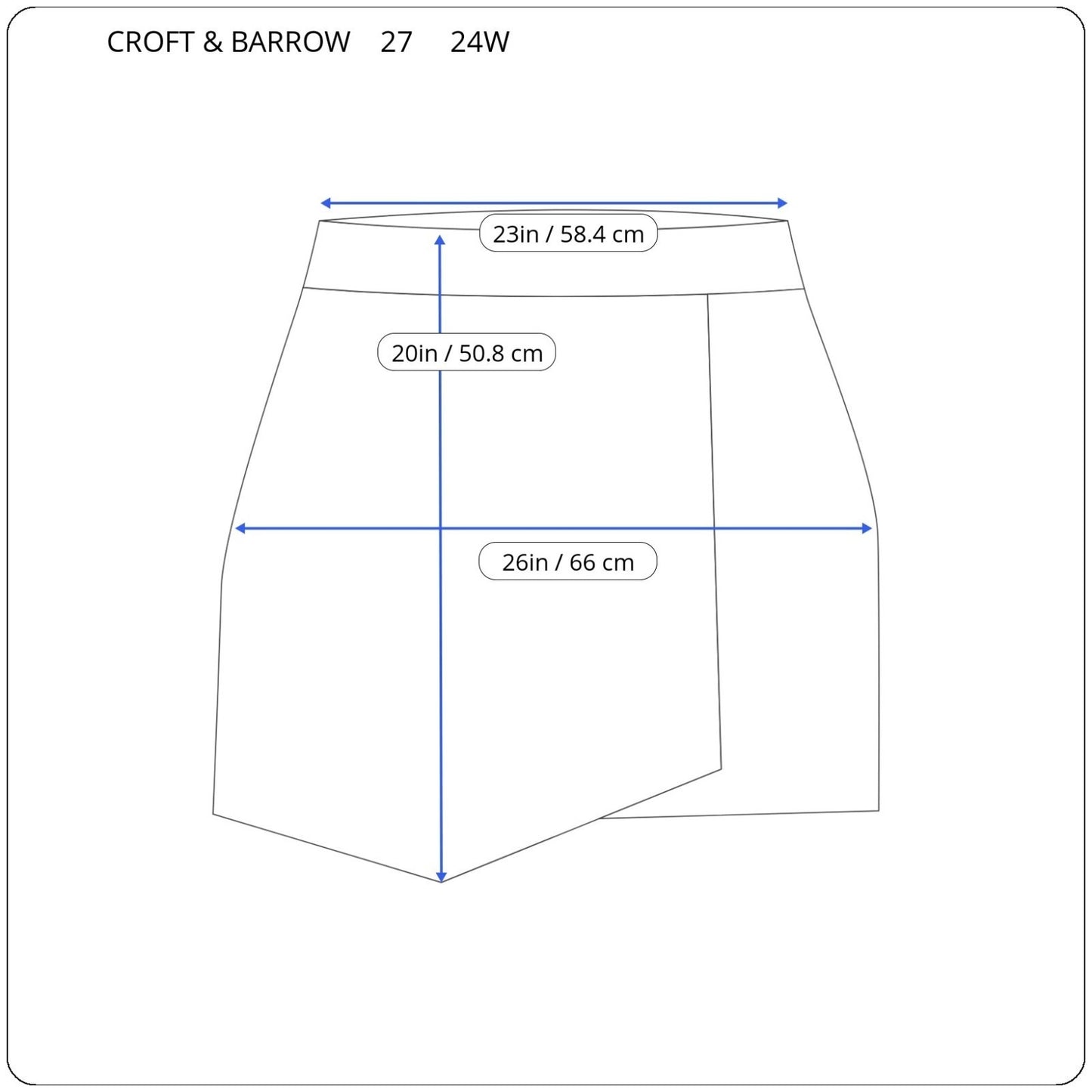 Croft Barrow Womens Skort 24W Plus Purple Zip Fly Cotton Blend Embroidered Comfy