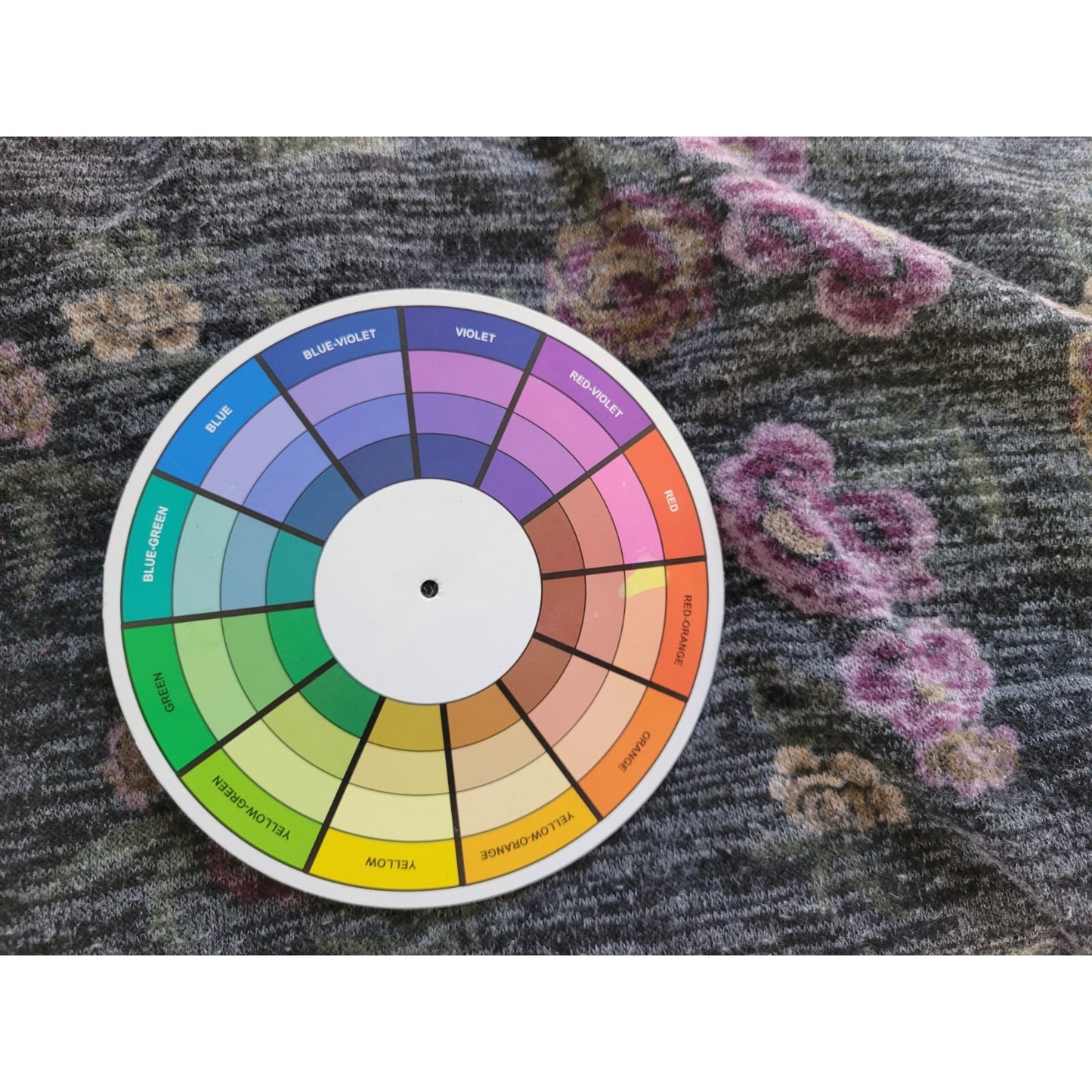 Style & Co Womens Top 2X Plus Knit Bell Tied Sleeves Poly Blend Purple Floral