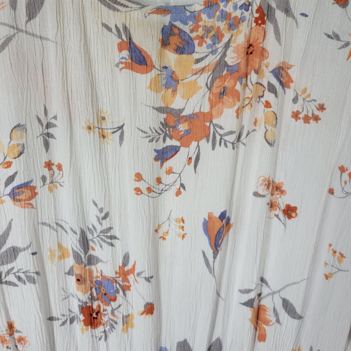 Torrid Womens Dress 1 1X Plus Tied Cold Shoulder Floral High Low Lightweight