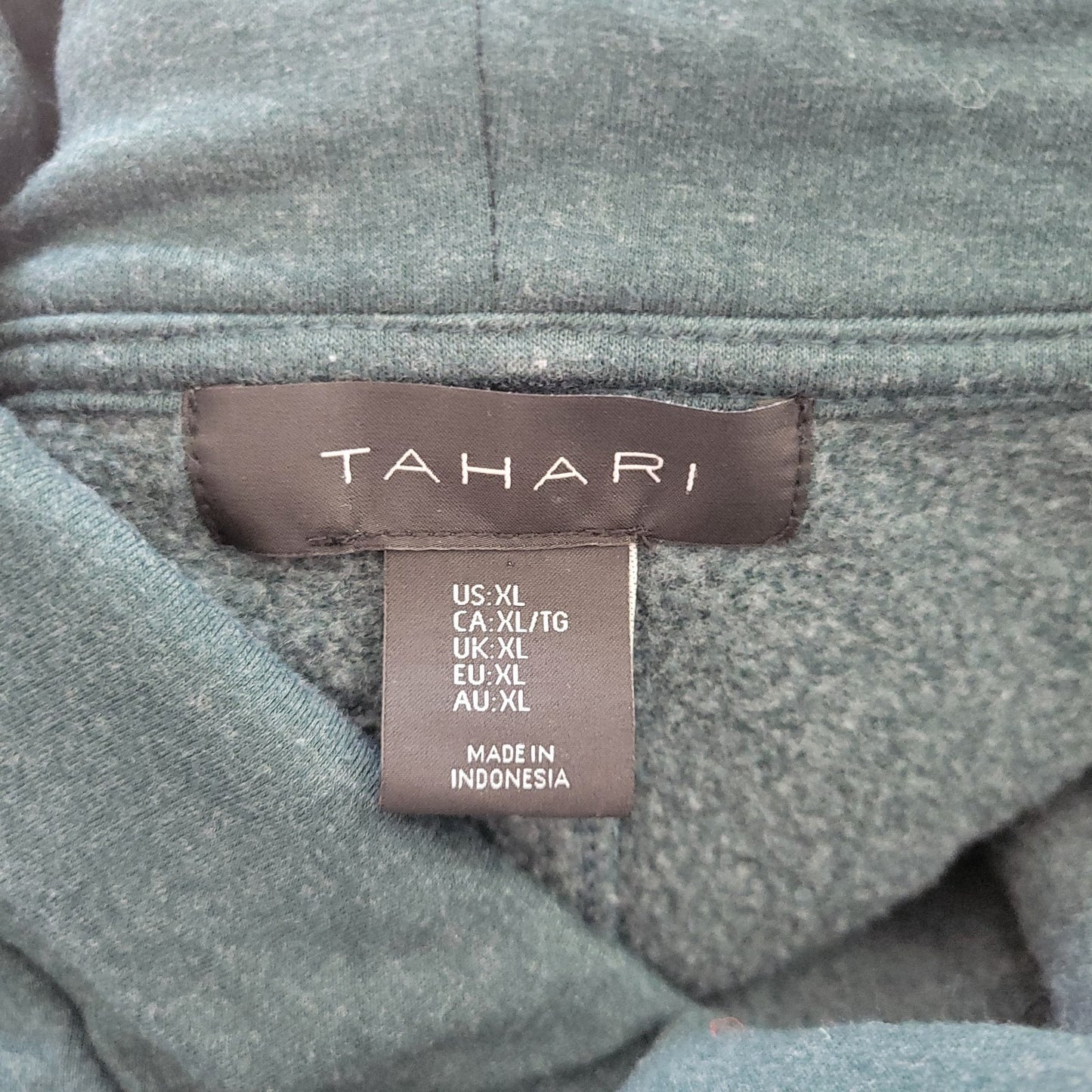 Tahari Women Sweatshirt XL Dolman Sleeve Oversized Turtleneck Green Casual Comfy