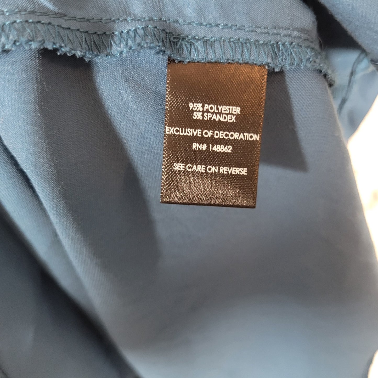 Torrid Womens Top 4 4X Camisole Adjustable Spaghetti Lace Trim Blue Poly Blend