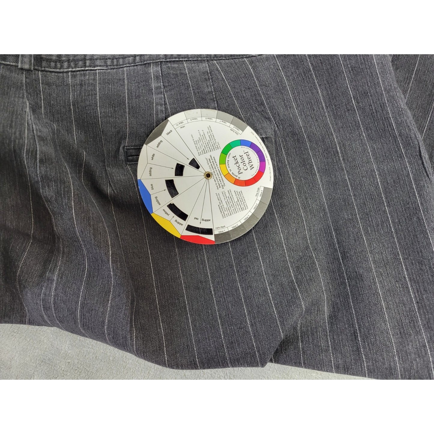 Cato Womens Pants 24W Plus Capri Black Stripe Cotton Blend Casual Stretchy Zip