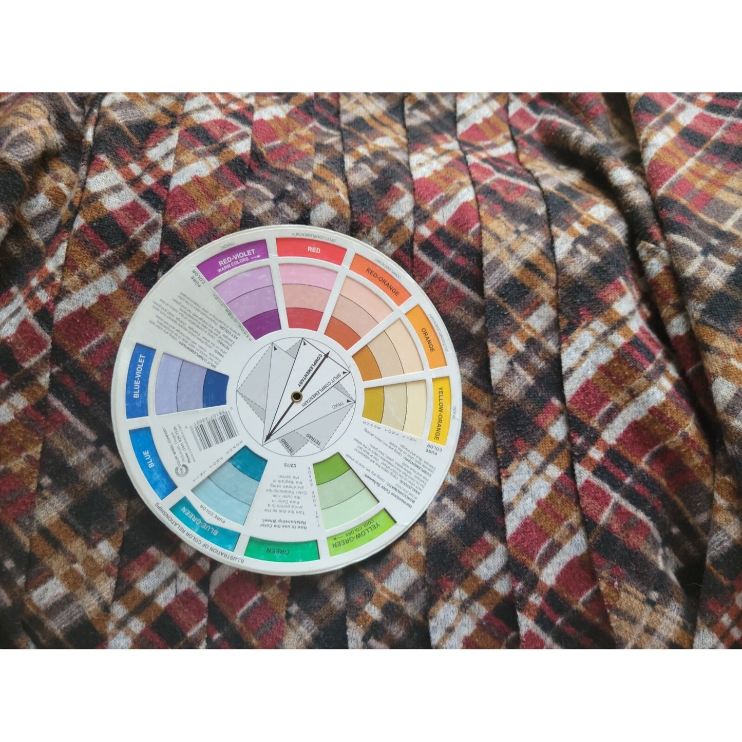 Perceptions Women Dress Extra Large XL Shirt Knit Mini Brown Plaid Ruched Sleeve